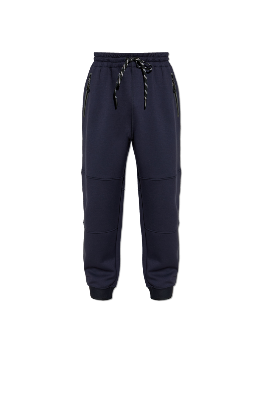 Дамска тениска с кръгло деколте Moncler, черна