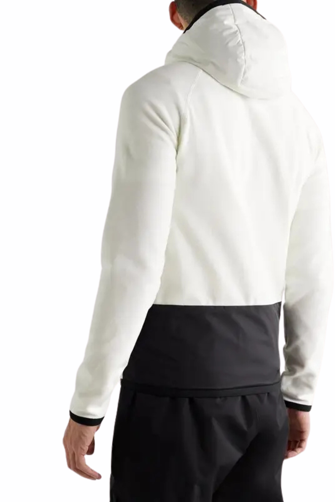 Moncler Grenoble White hooded down jacket