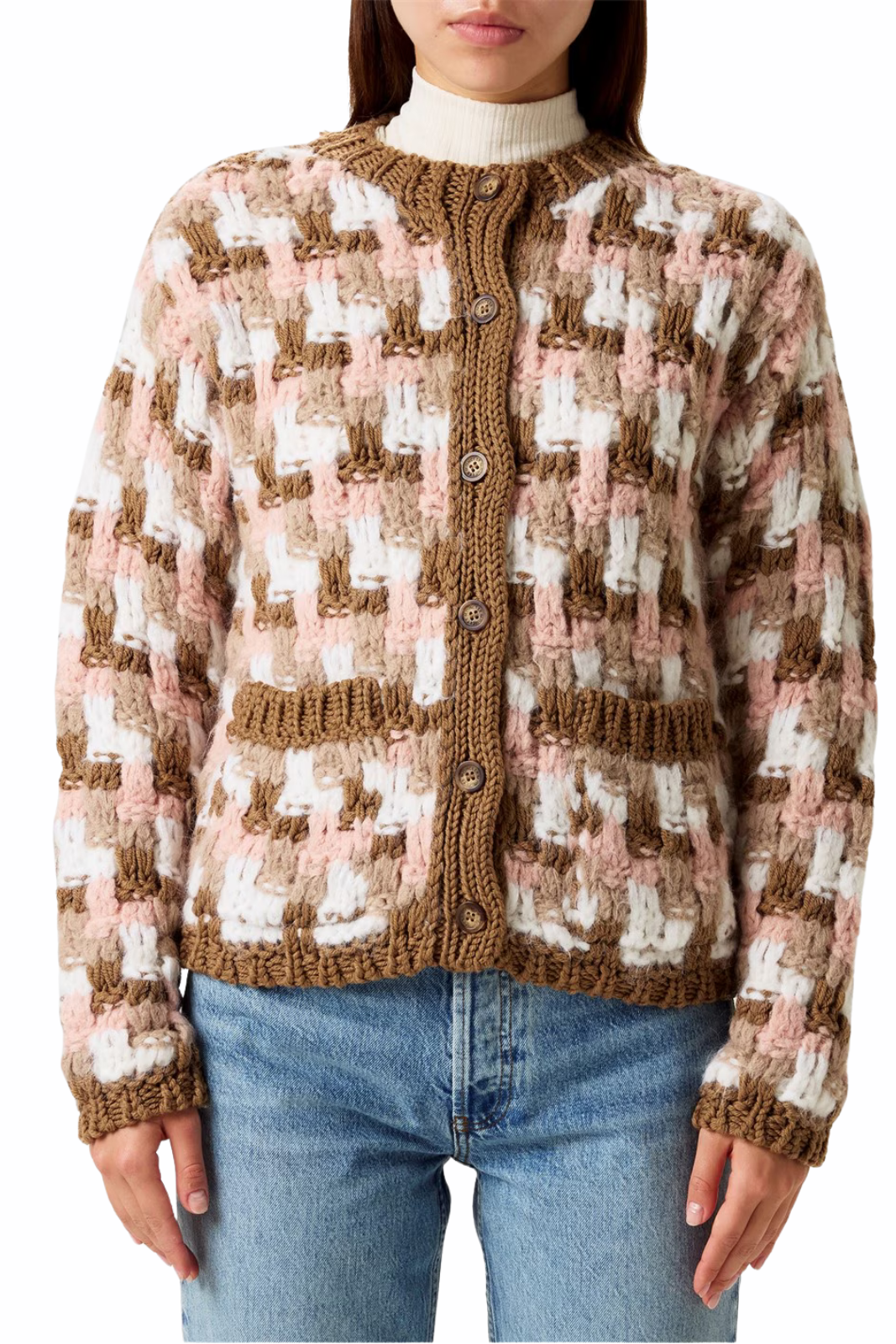 Moncler Grenoble wool Patterned Cardigan
