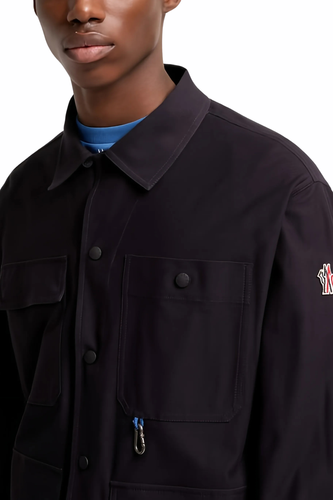 Ветровка Ami Paris Ami de Coeur Черна