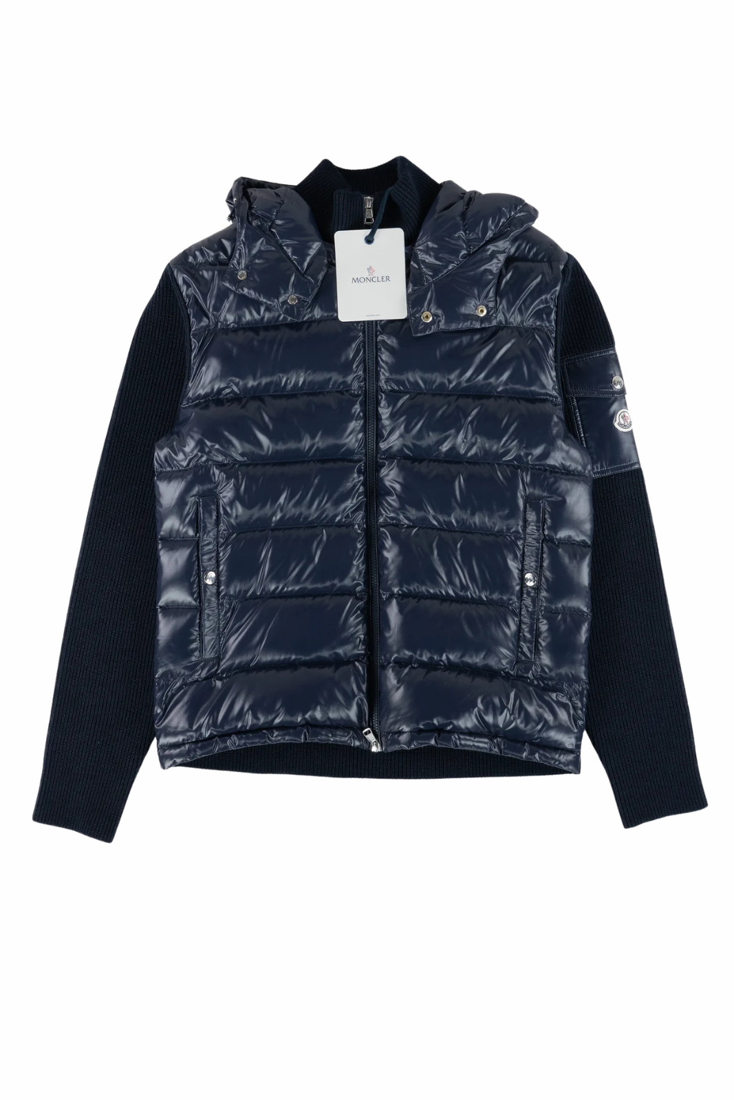 Moncler Maglione Tricot Cardigan Navy Jacket