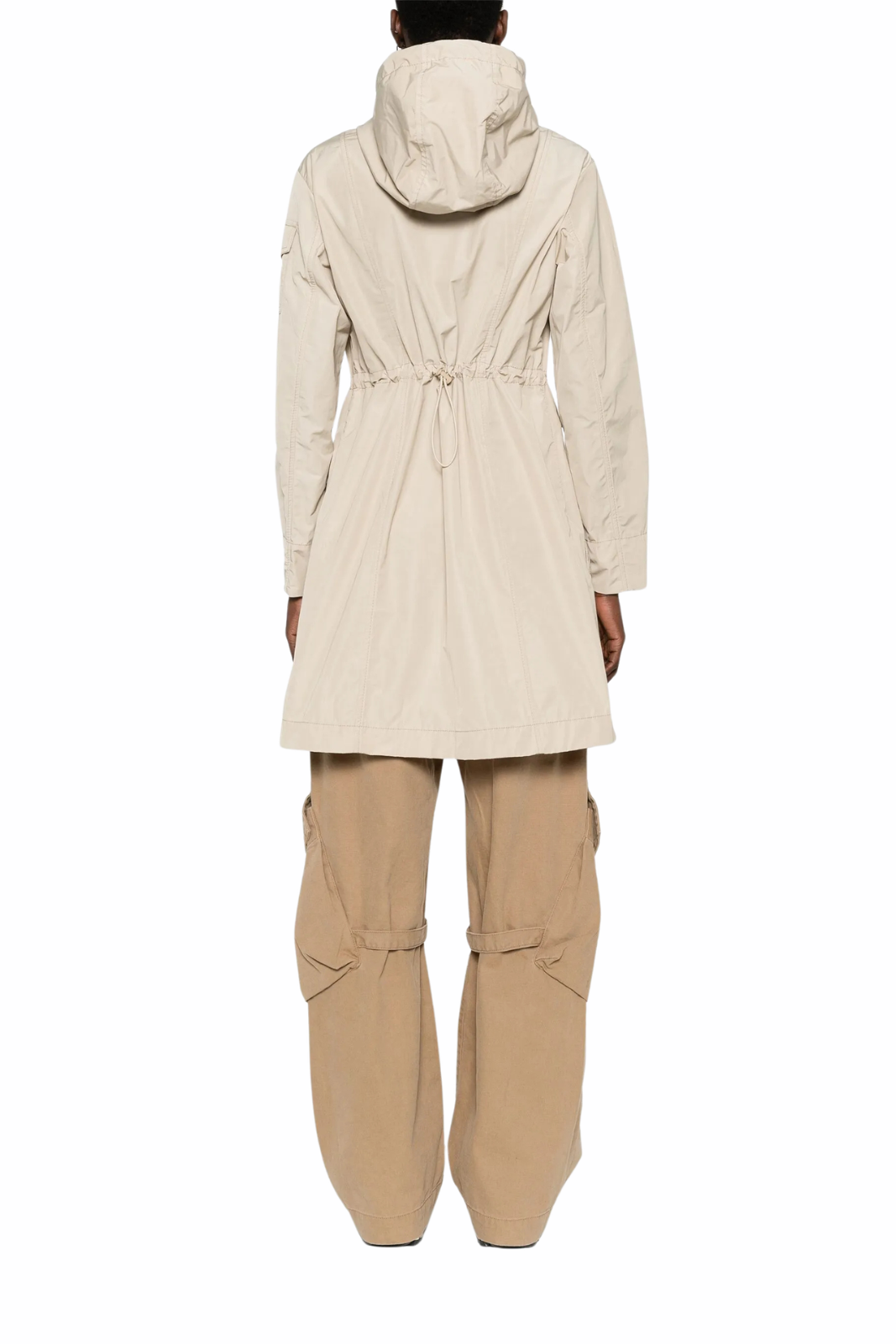 Moncler Laerte Parka Coat Beige