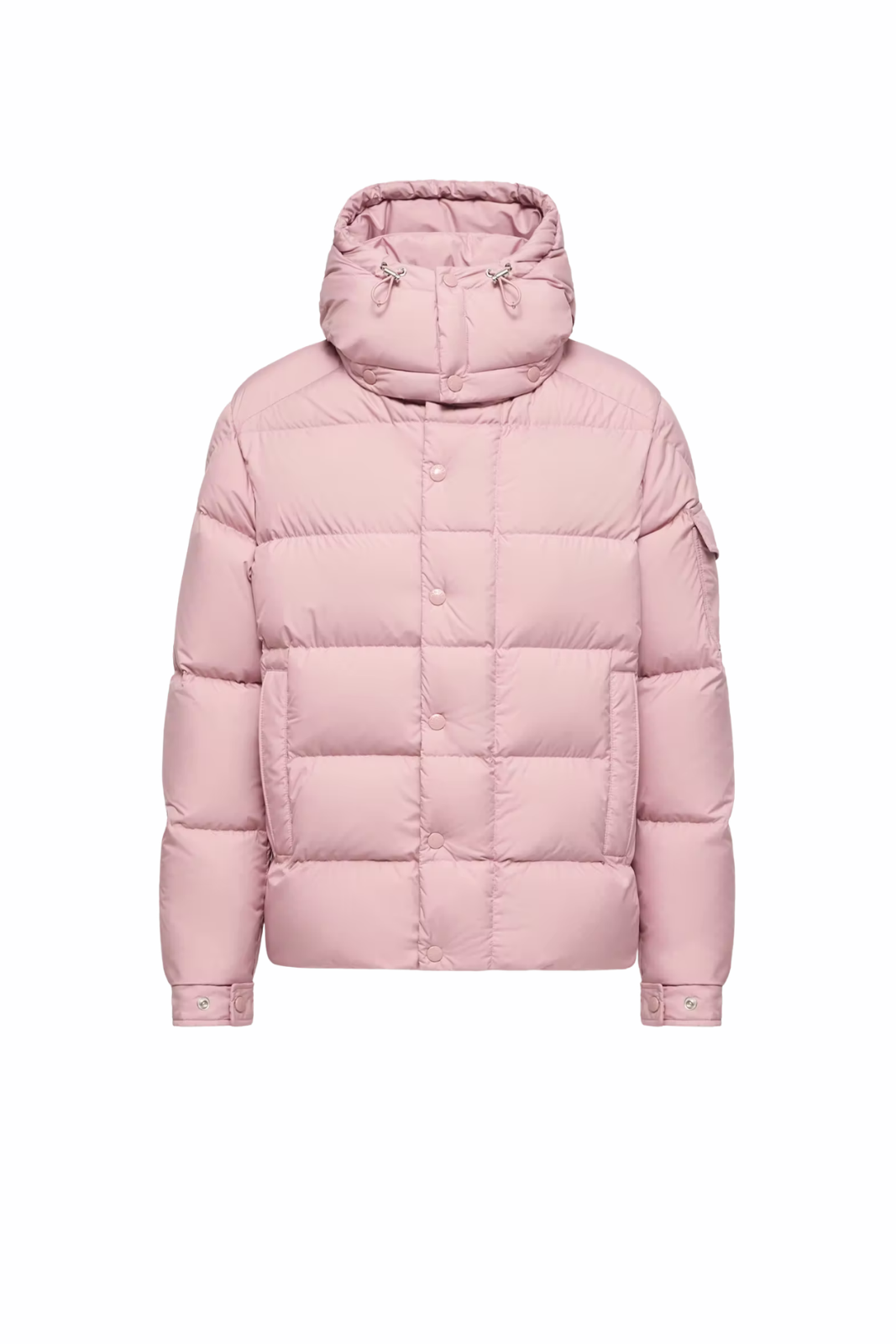 Пухено палто Moncler Torcon с меко лого
