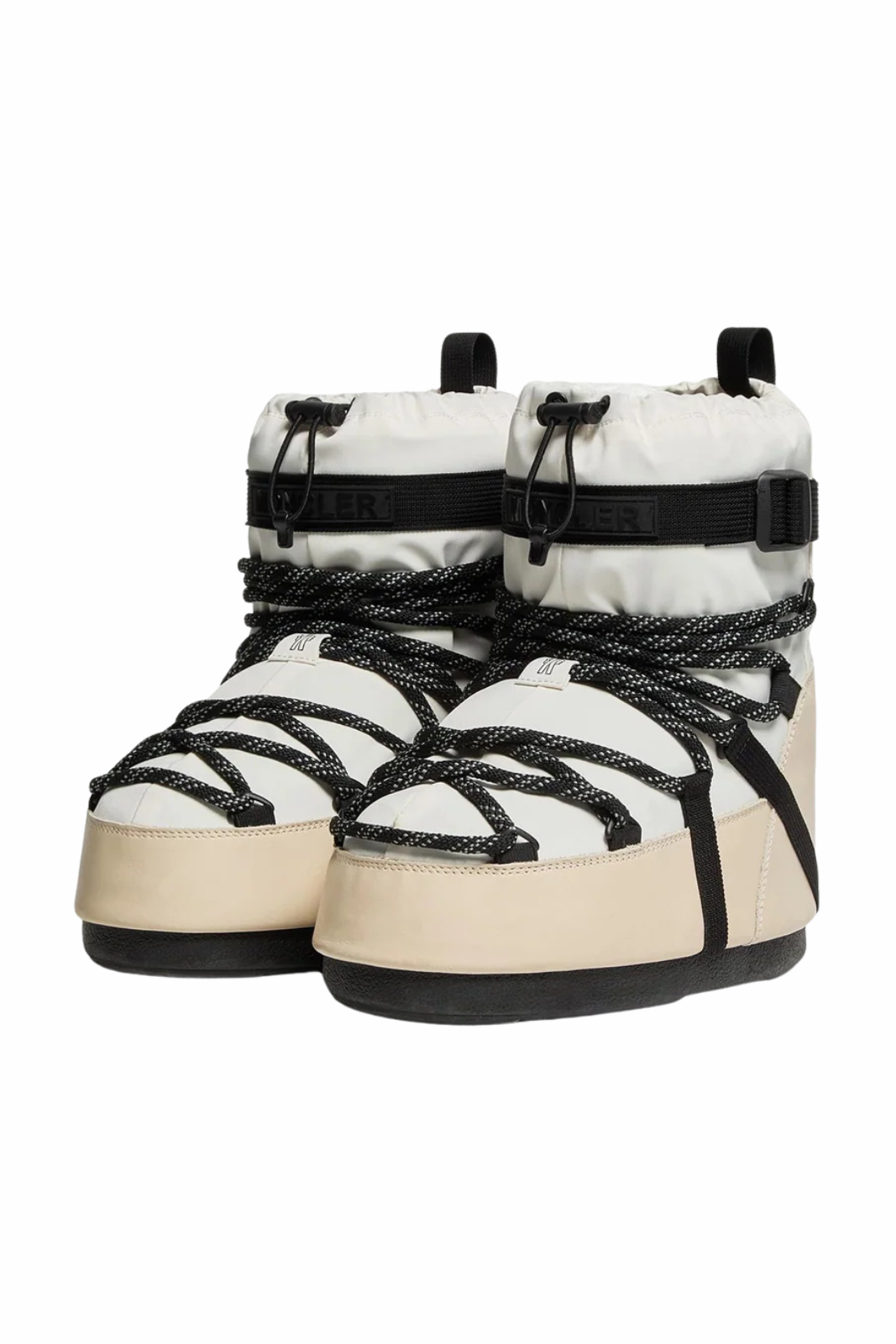 Moncler Grenoble Icon Low Padded Snow Boot White