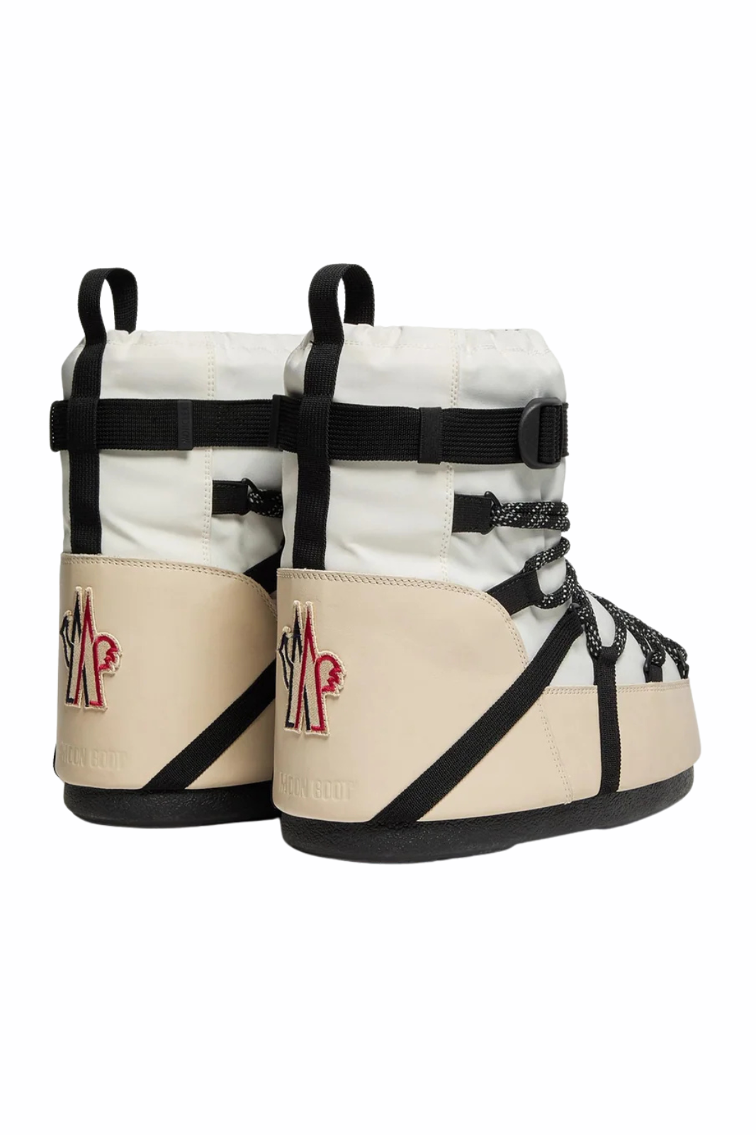 Moncler Grenoble Icon Low Padded Snow Boot White