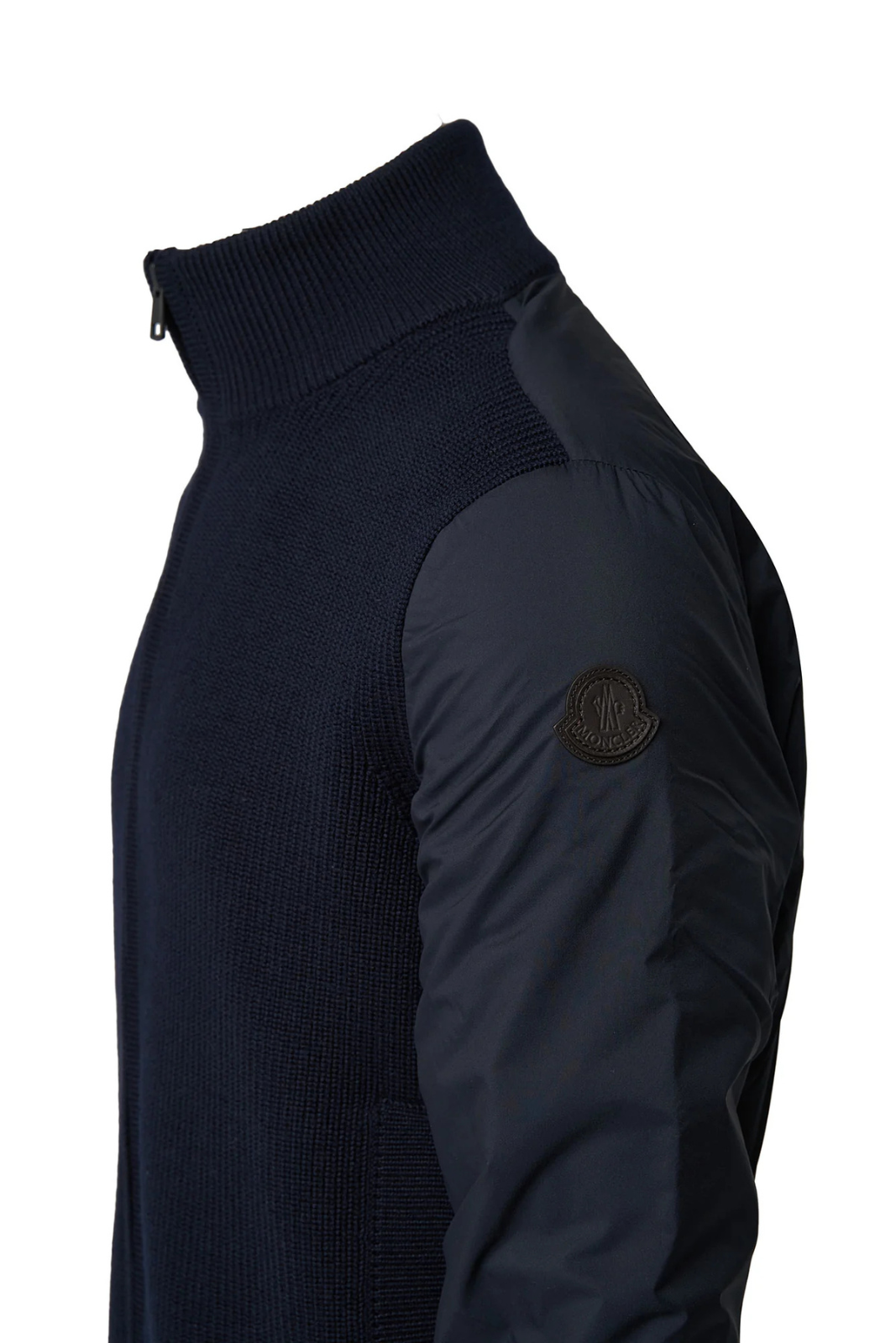 Moncler Padded Wool Cardigan DarkBlue for men