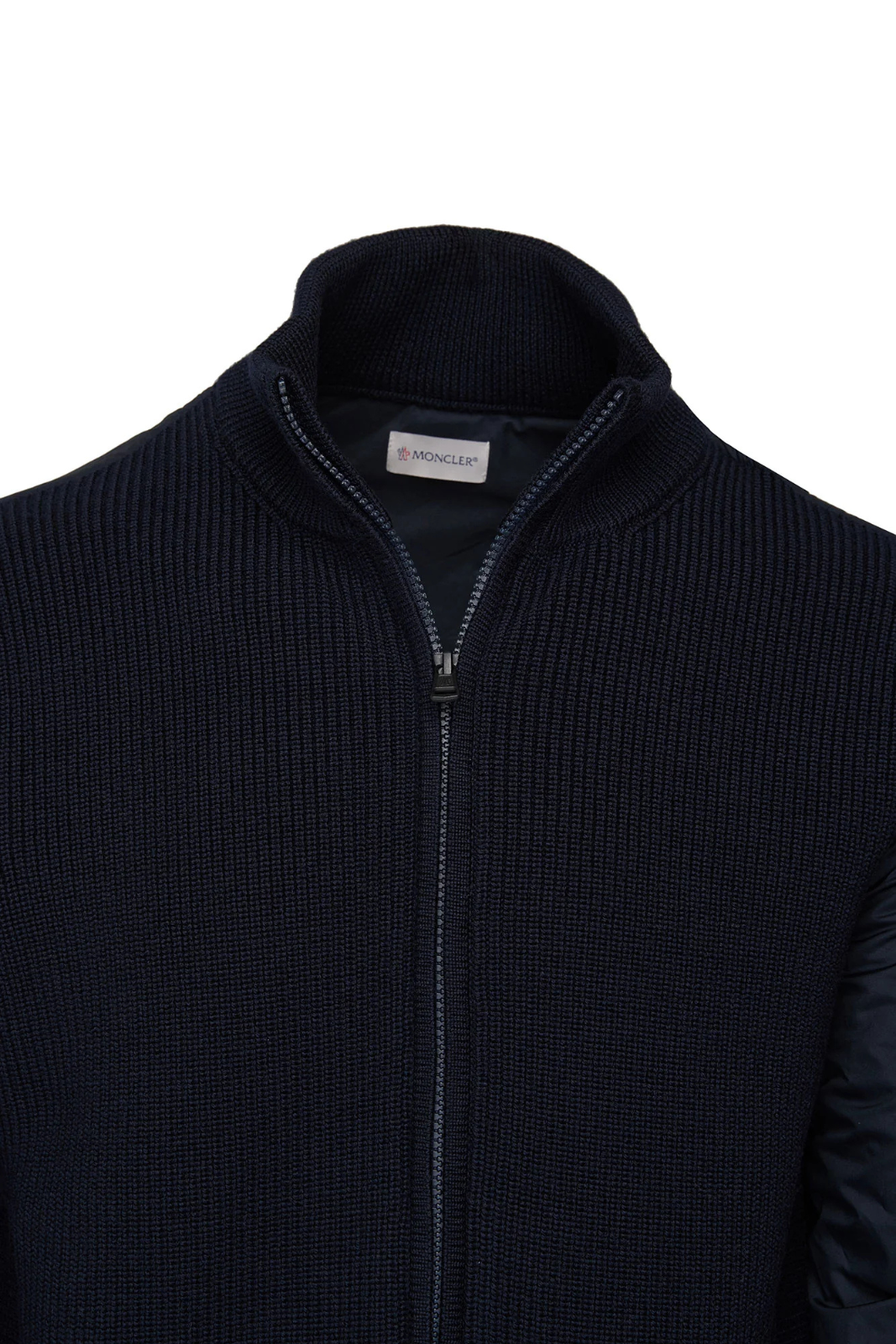 Moncler Padded Wool Cardigan DarkBlue for men