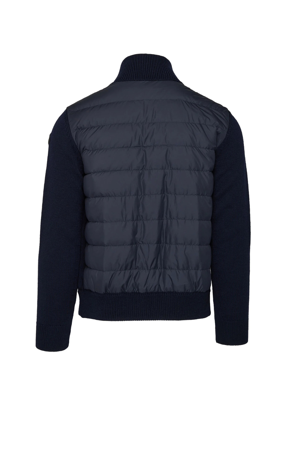 Moncler Padded Wool Cardigan Navy Blue for men