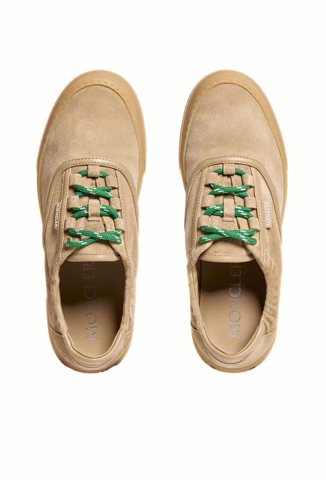 Moncler Vera Leisure Sneaker in suede leather beige