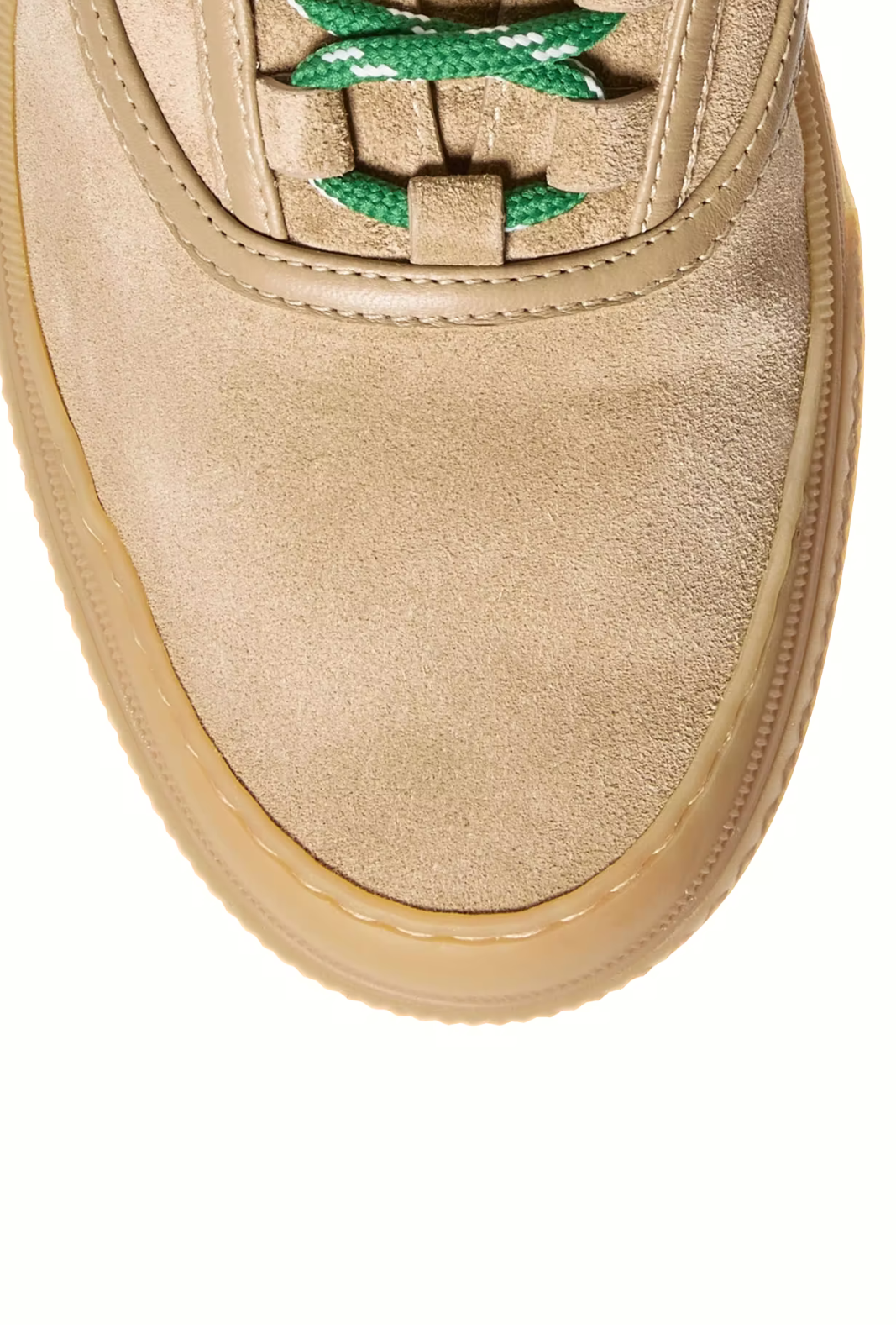 Moncler Vera Leisure Sneaker in suede leather beige