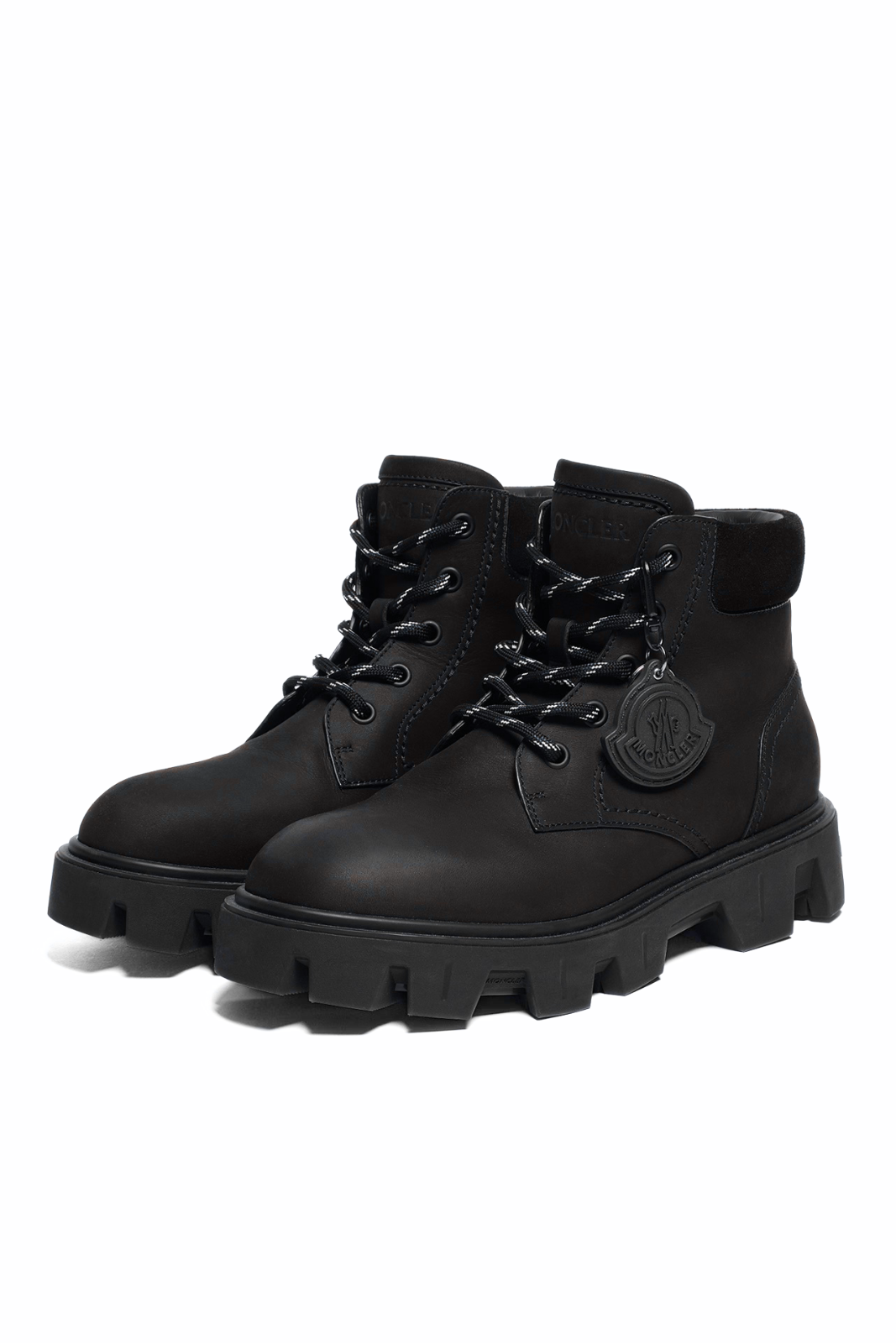Moncler Grenoble Peak City Suede and Nubuck Ankle Boots