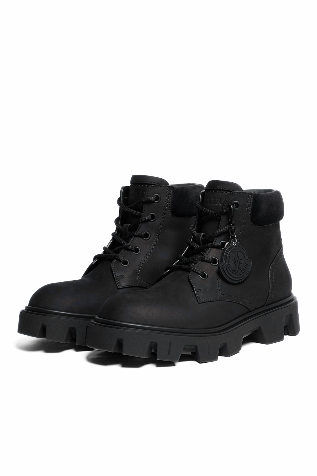 Moncler Grenoble Peak City Suede and Nubuck Ankle Boots