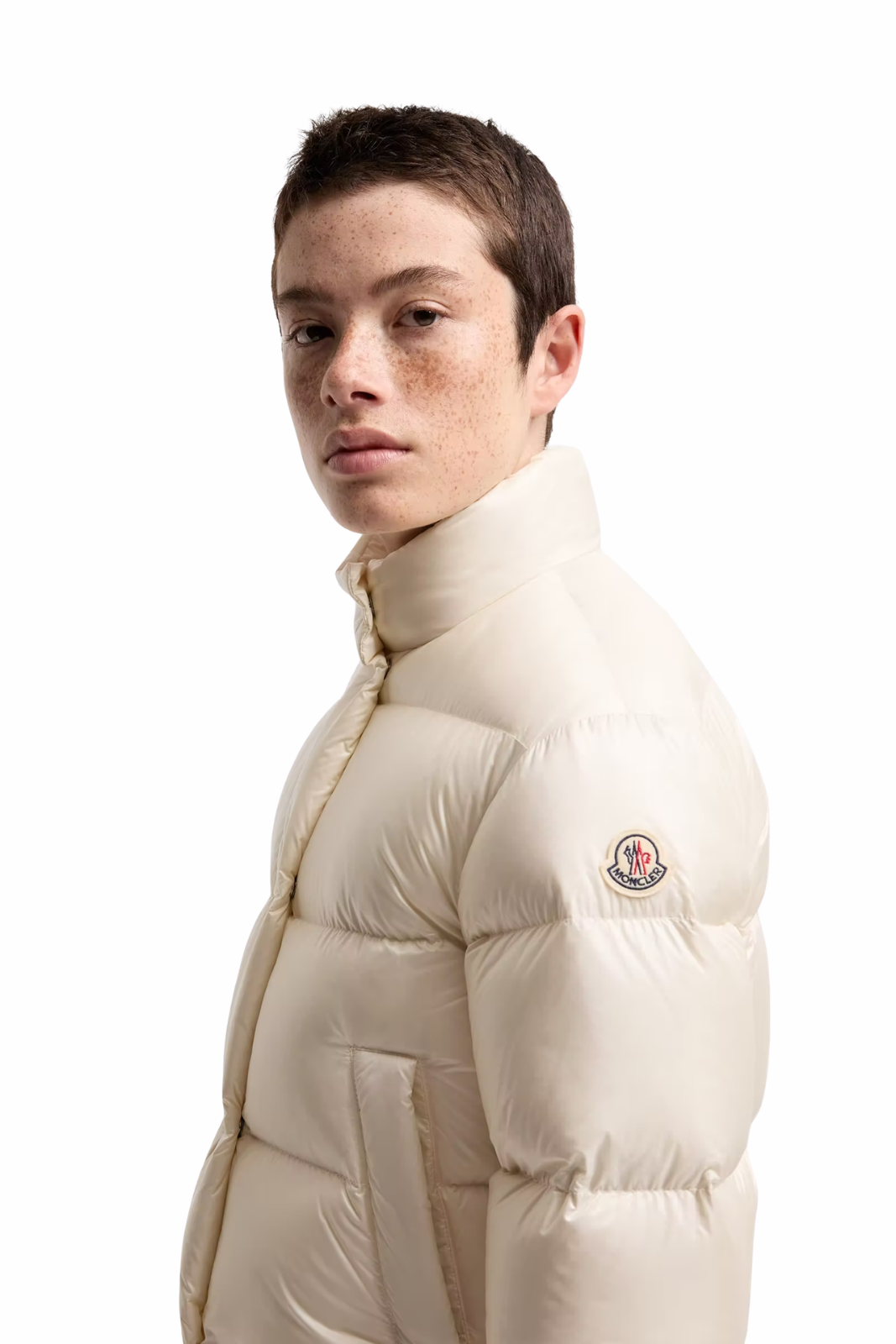 Яке с качулка Moncler Sassiere с детайли от лещи, черно