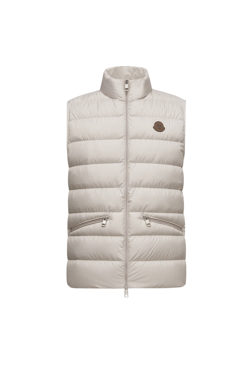 Ватиран жилет Moncler Nubiera с пухен пълнеж и качулка