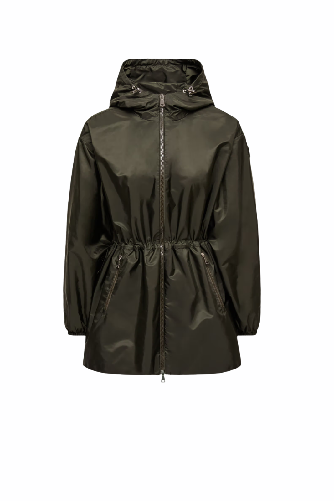 Пухено палто Moncler Torcon с меко лого