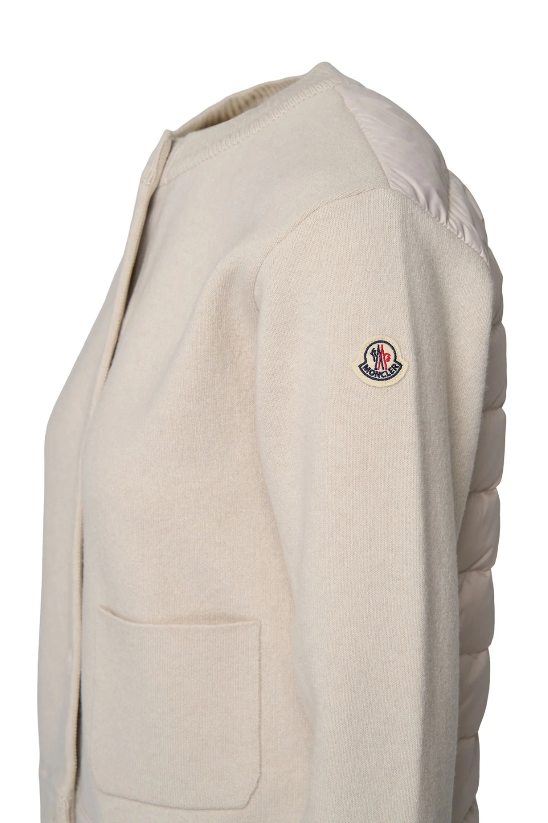 Moncler Wool Cardigan Beige for women