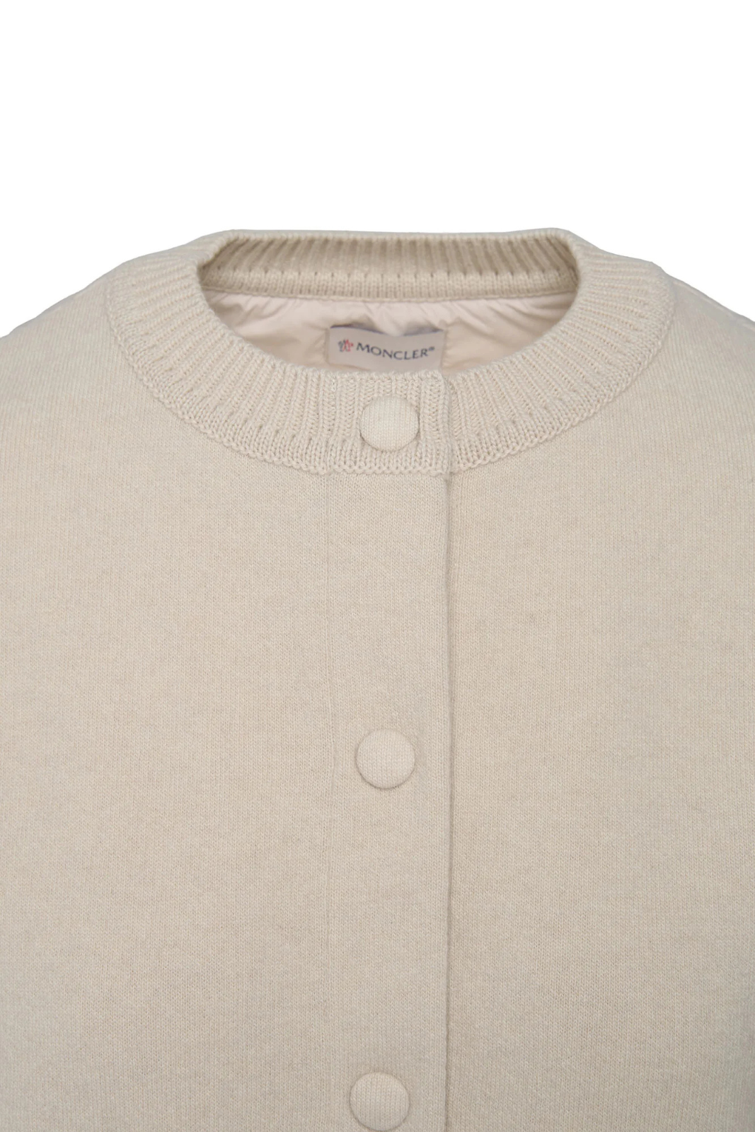 Moncler Wool Cardigan Beige for women