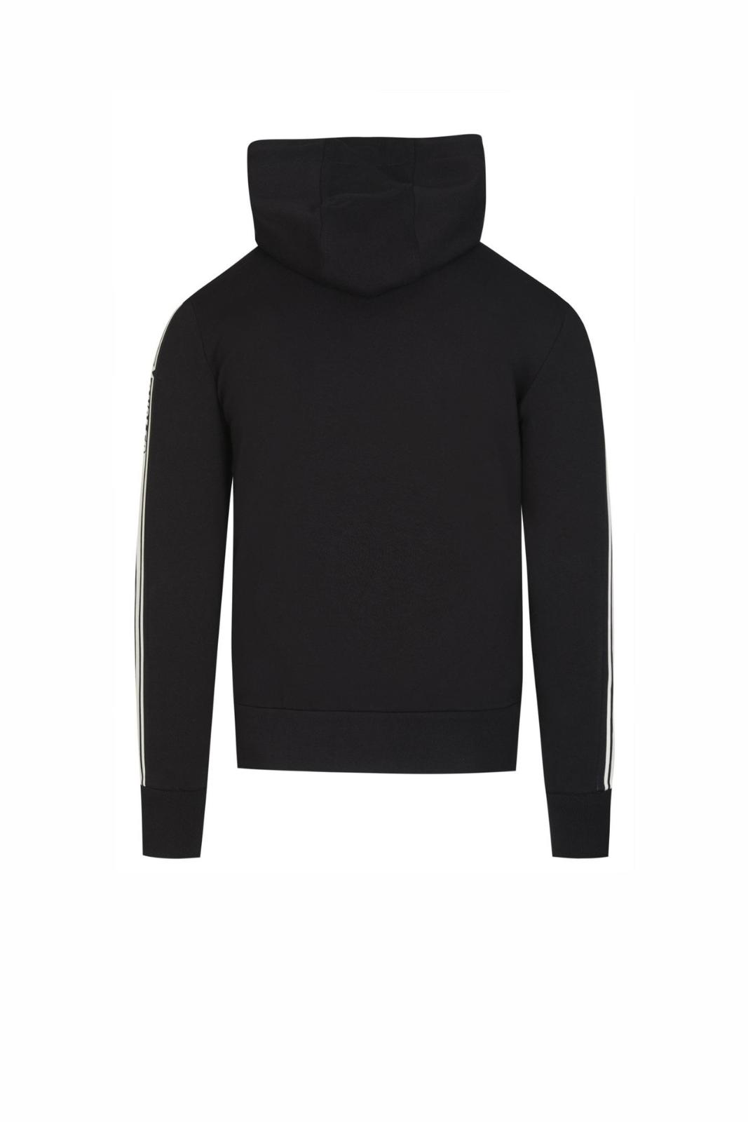 Яке с качулка Moncler Sassiere с детайли от лещи, черно