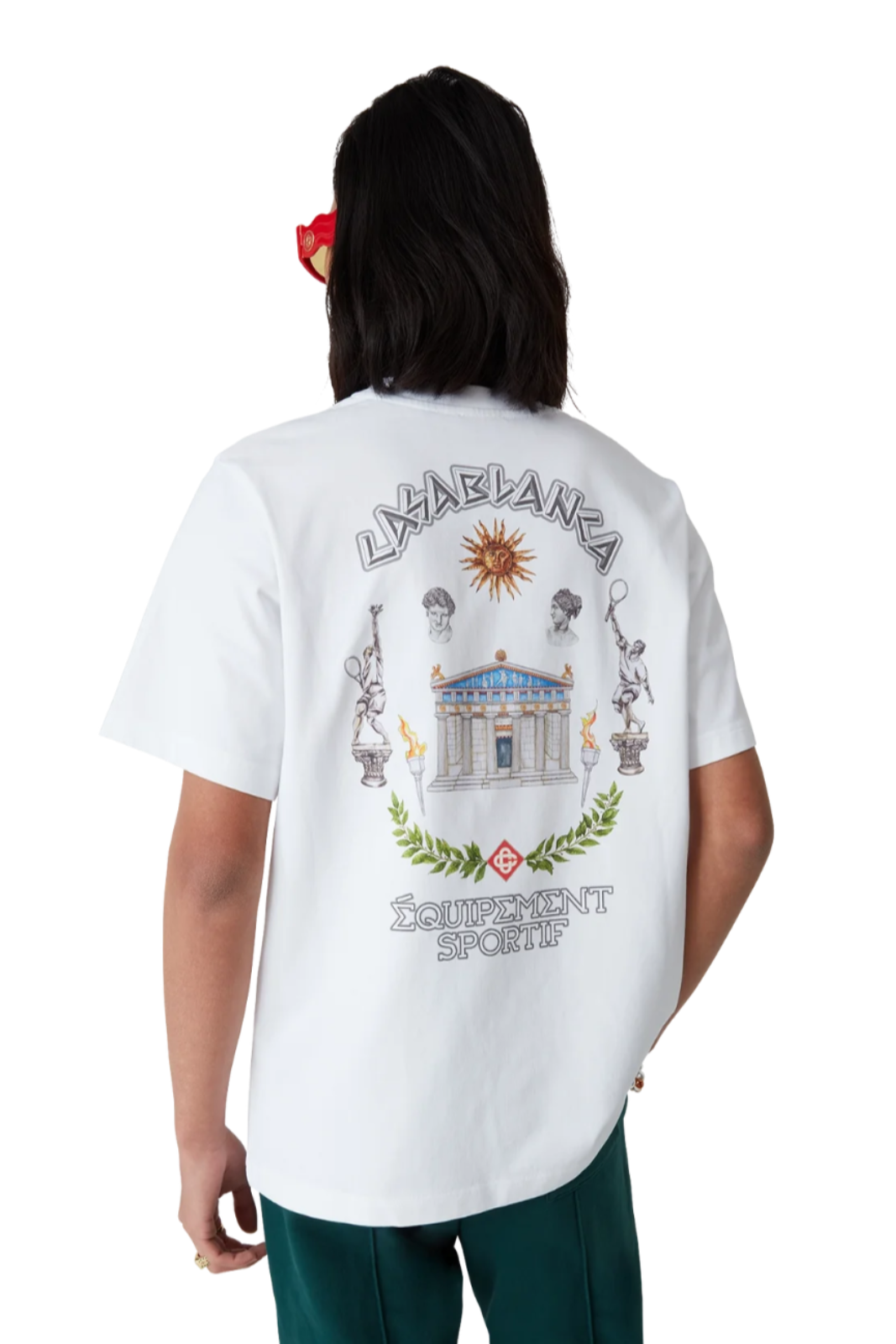 Casablanca Le Temple Du Sport T-Shirt White Men