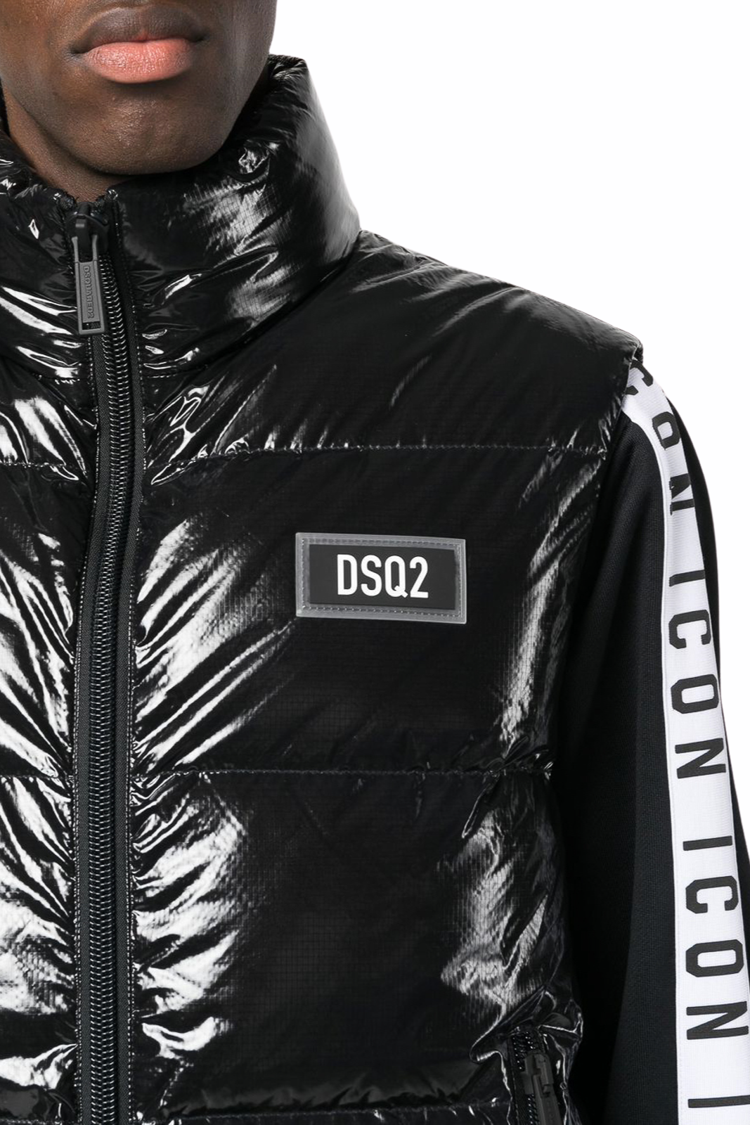 Dsquared2 Nylon down vest black