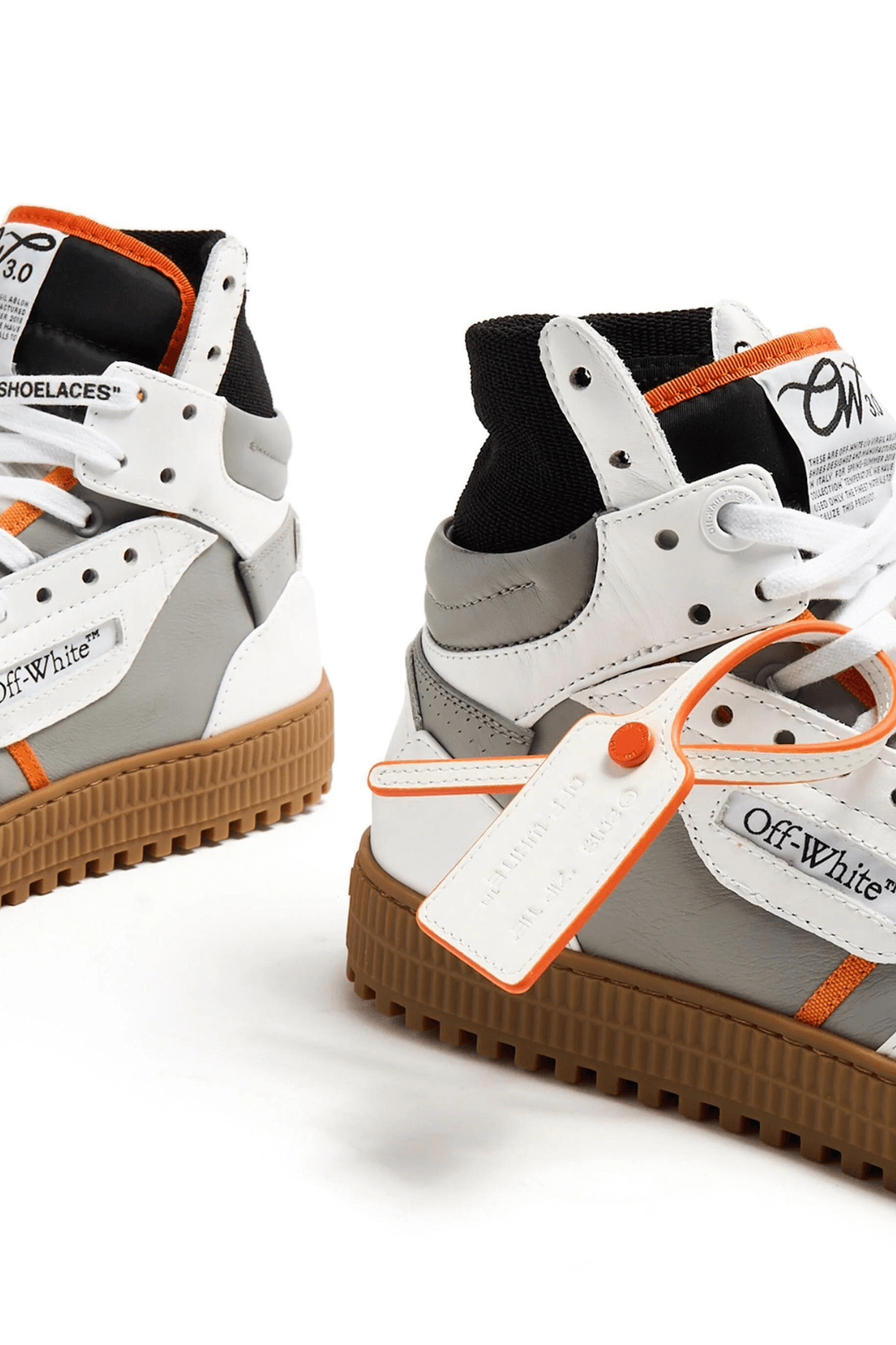 Off-White 3.0 Off-Court Sneakers Grey/Orange for men