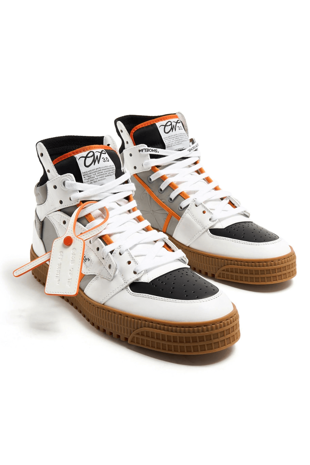 Off-White 3.0 Off-Court Sneakers Grey/Orange for men