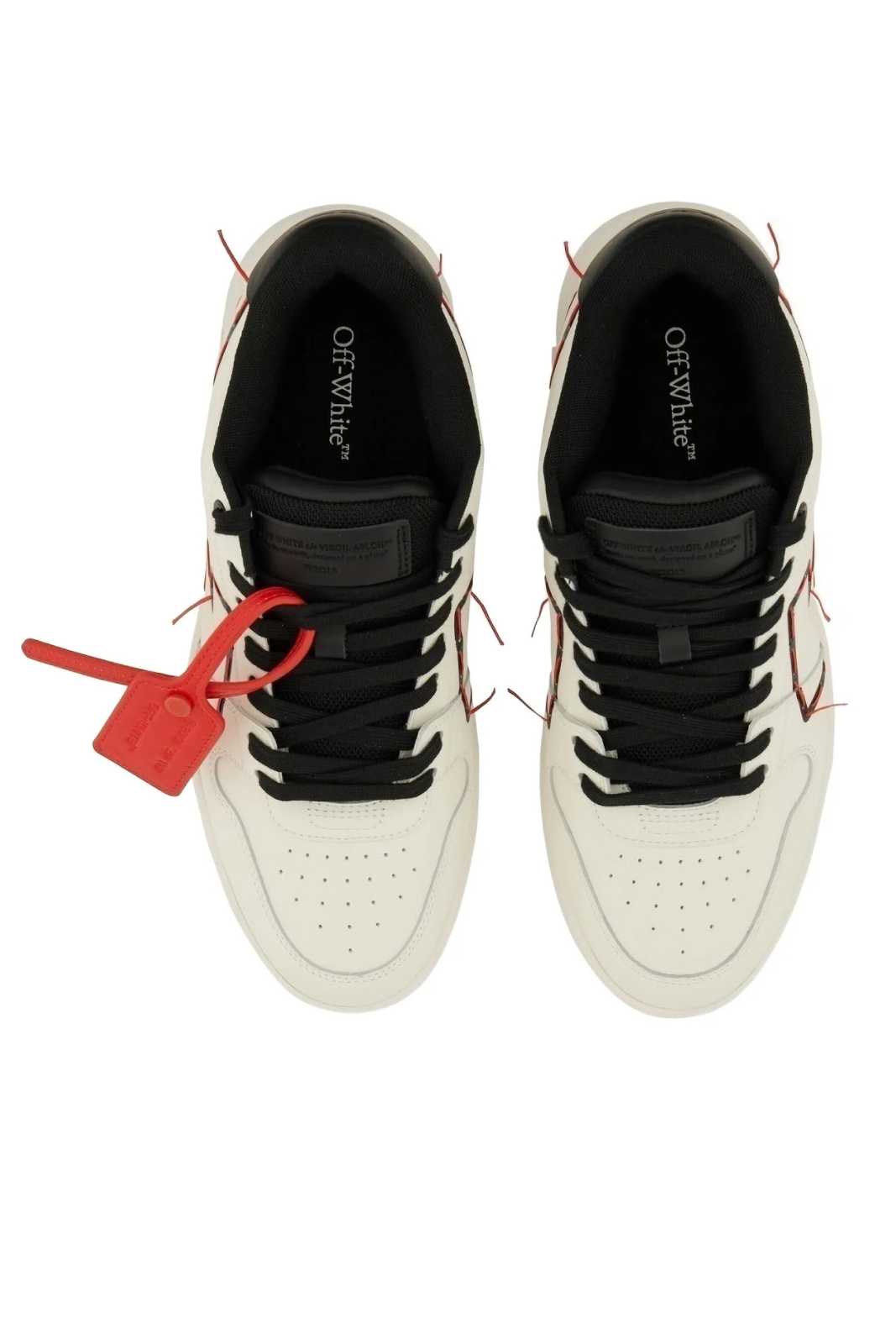 Off-White Out of Office arrow-detail Man Sneakers White Black Red