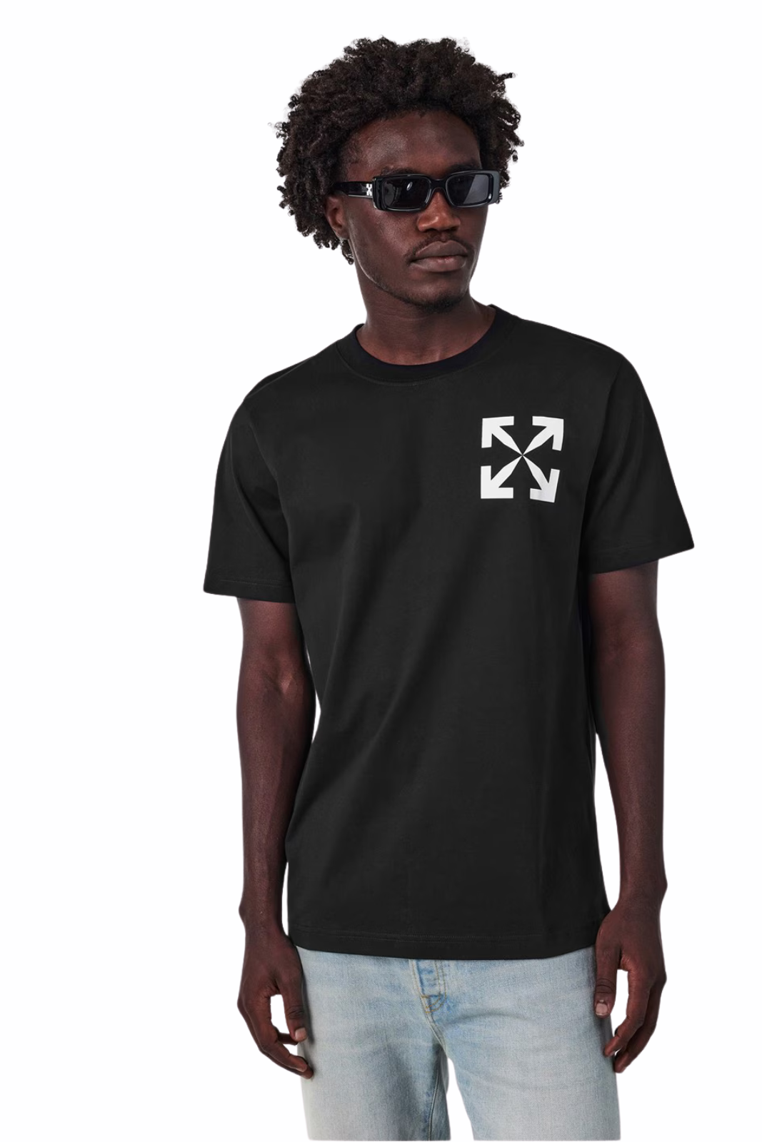 Off-White Single Arrow Regular Fit Black T-Shirt