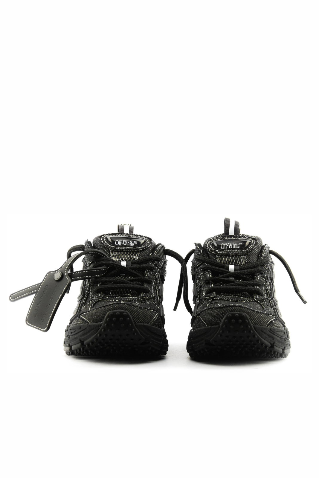 Off-White Be Right Back denim sneakers Negru