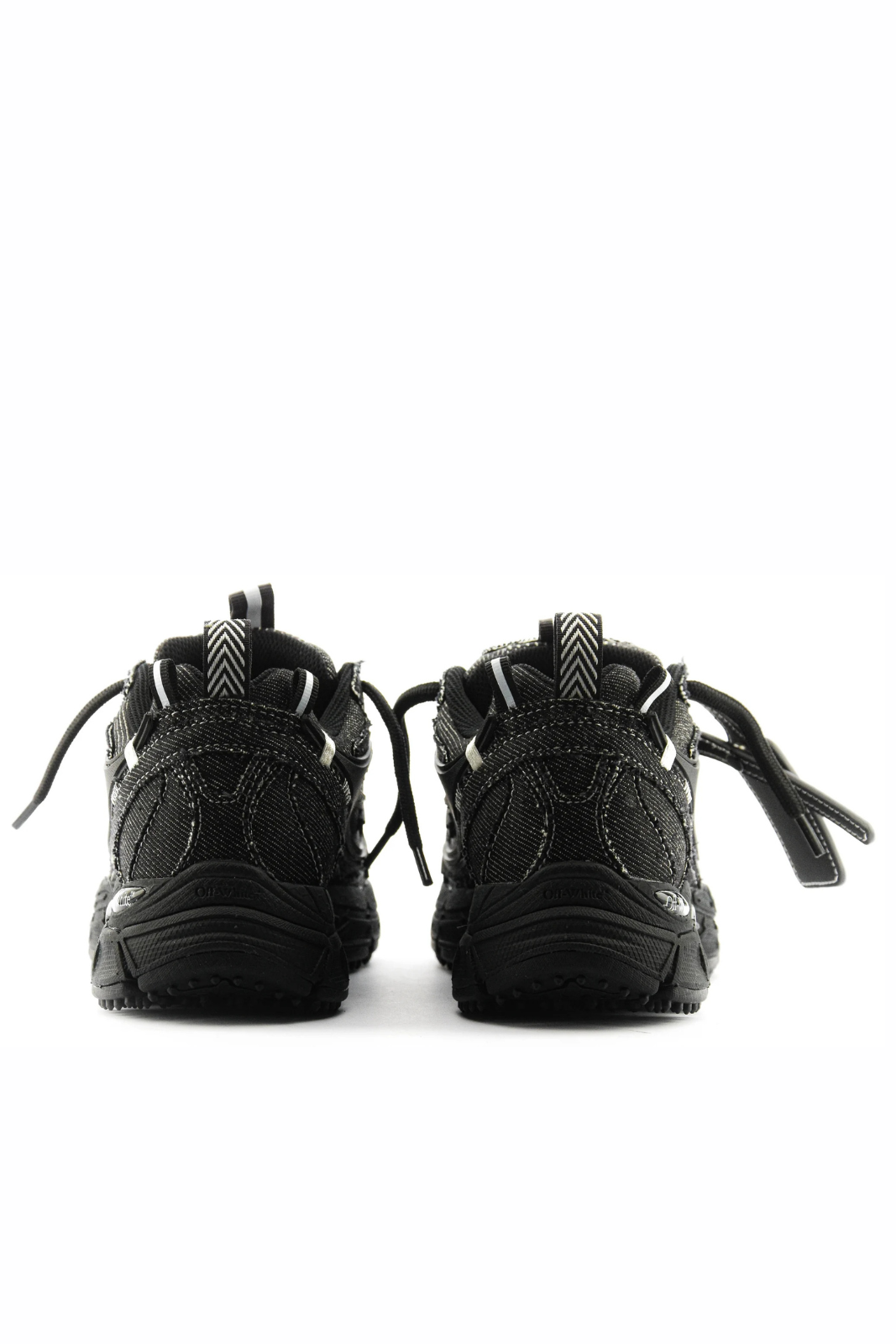 Off-White Be Right Back denim sneakers Negru