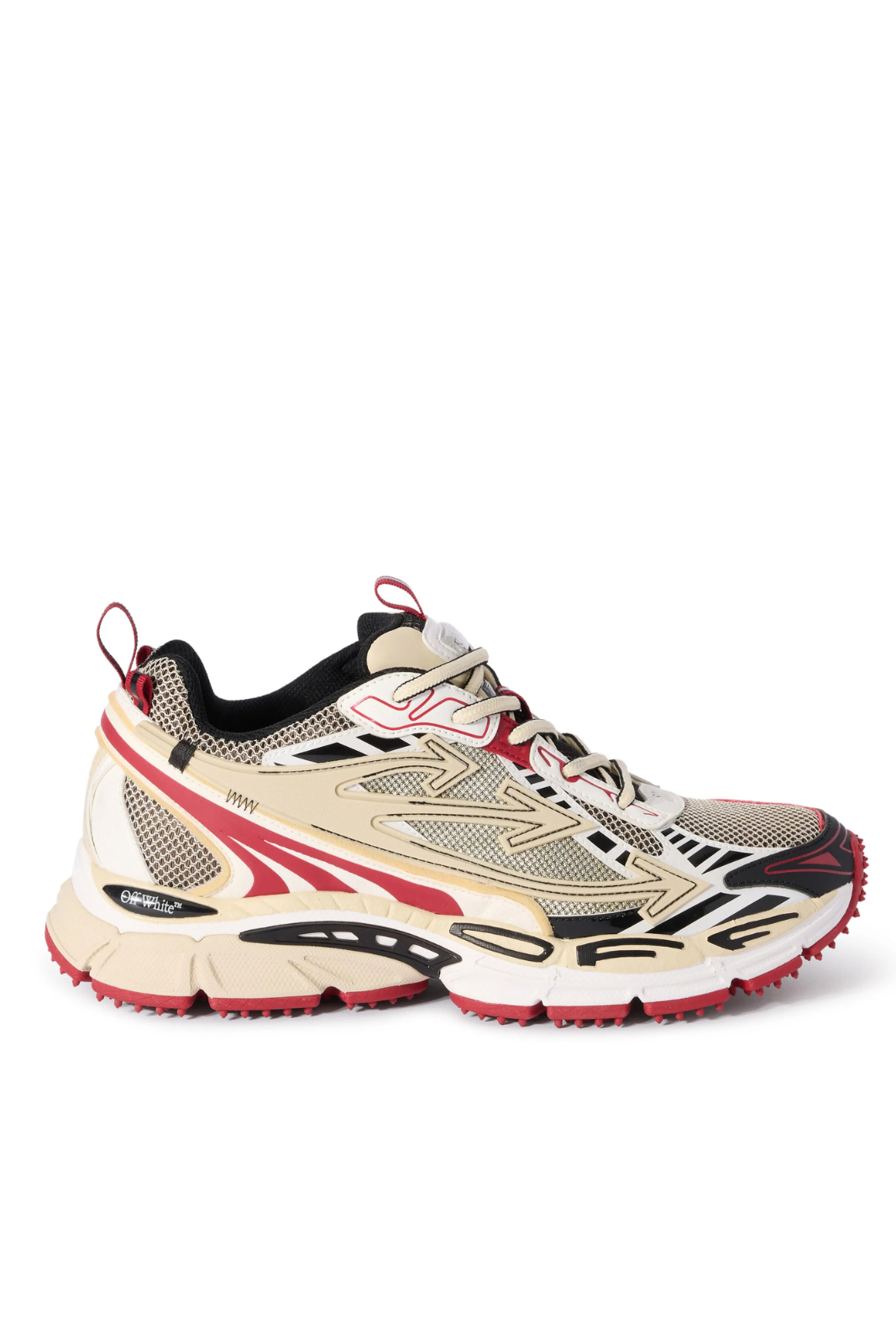 Off-White Be Right Back Sneakers Sand Red