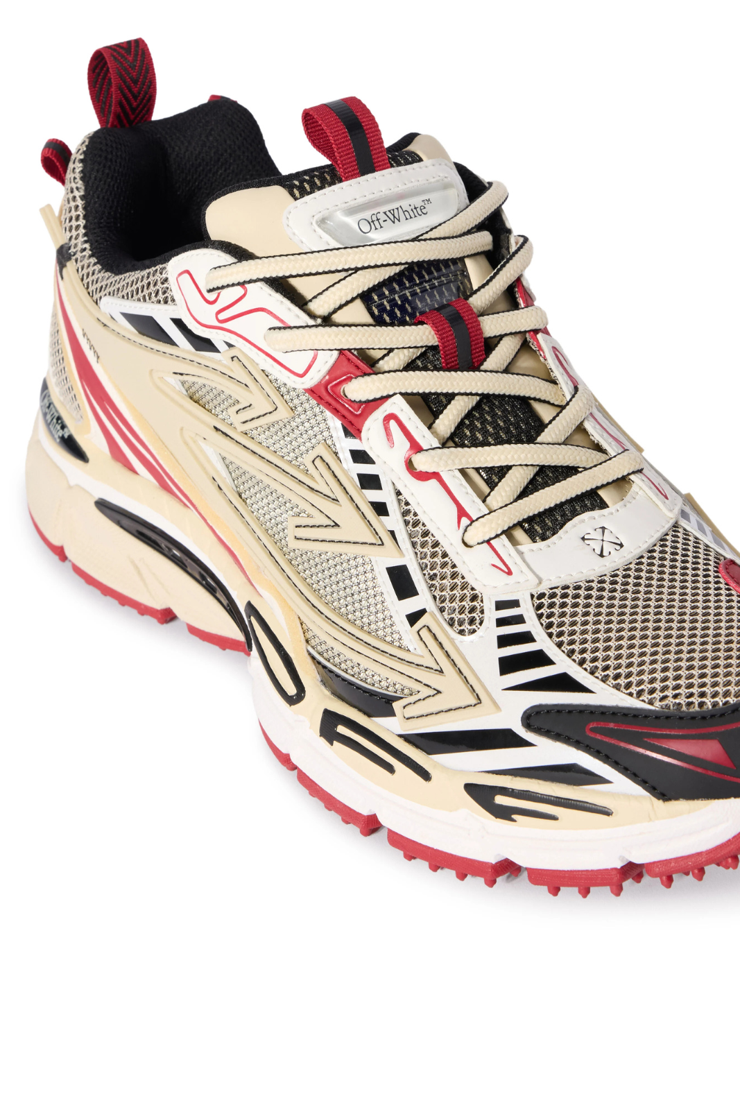 Off-White Be Right Back Sneakers Sand Red