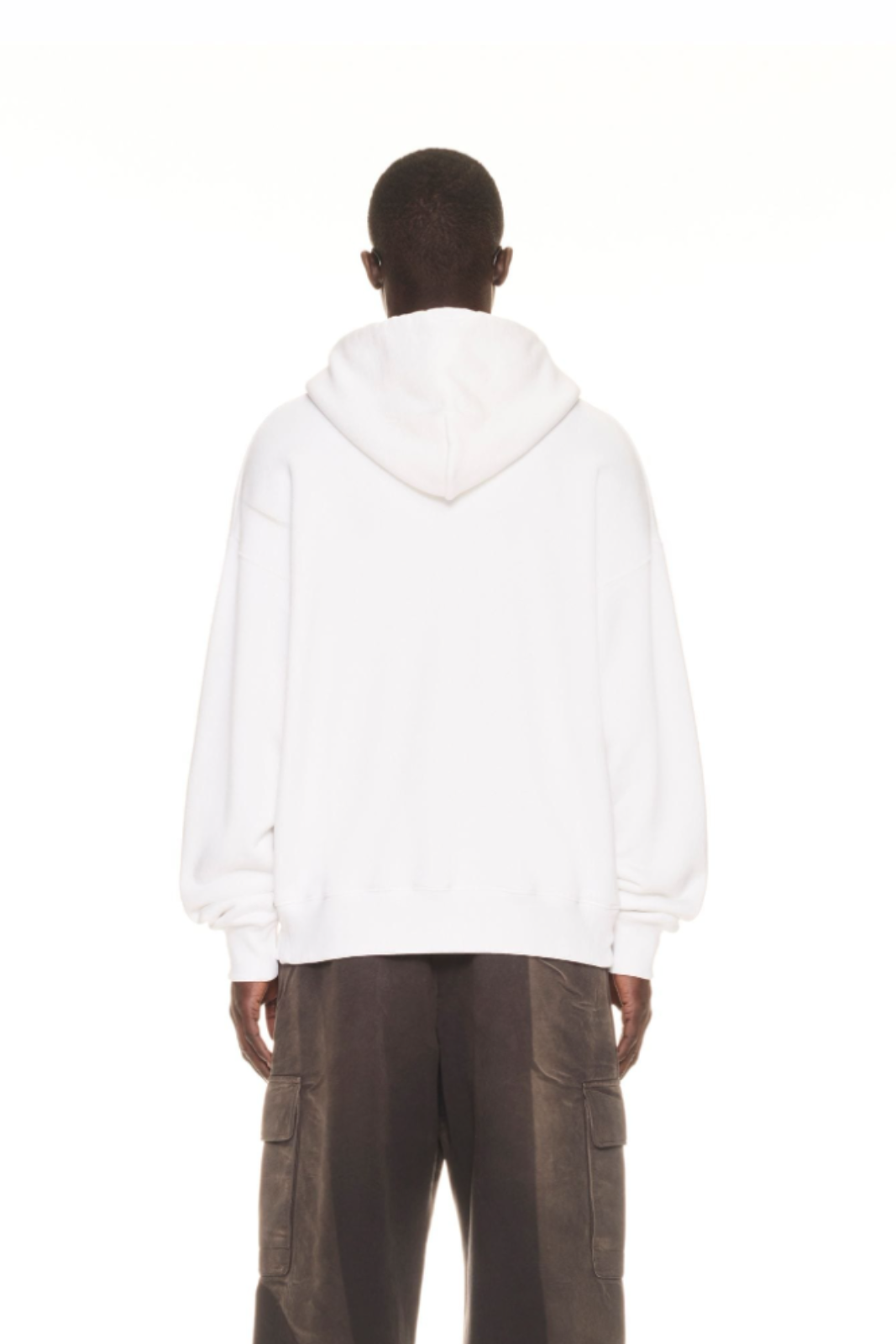 Off-White chess move slogan-print cotton hoodie White