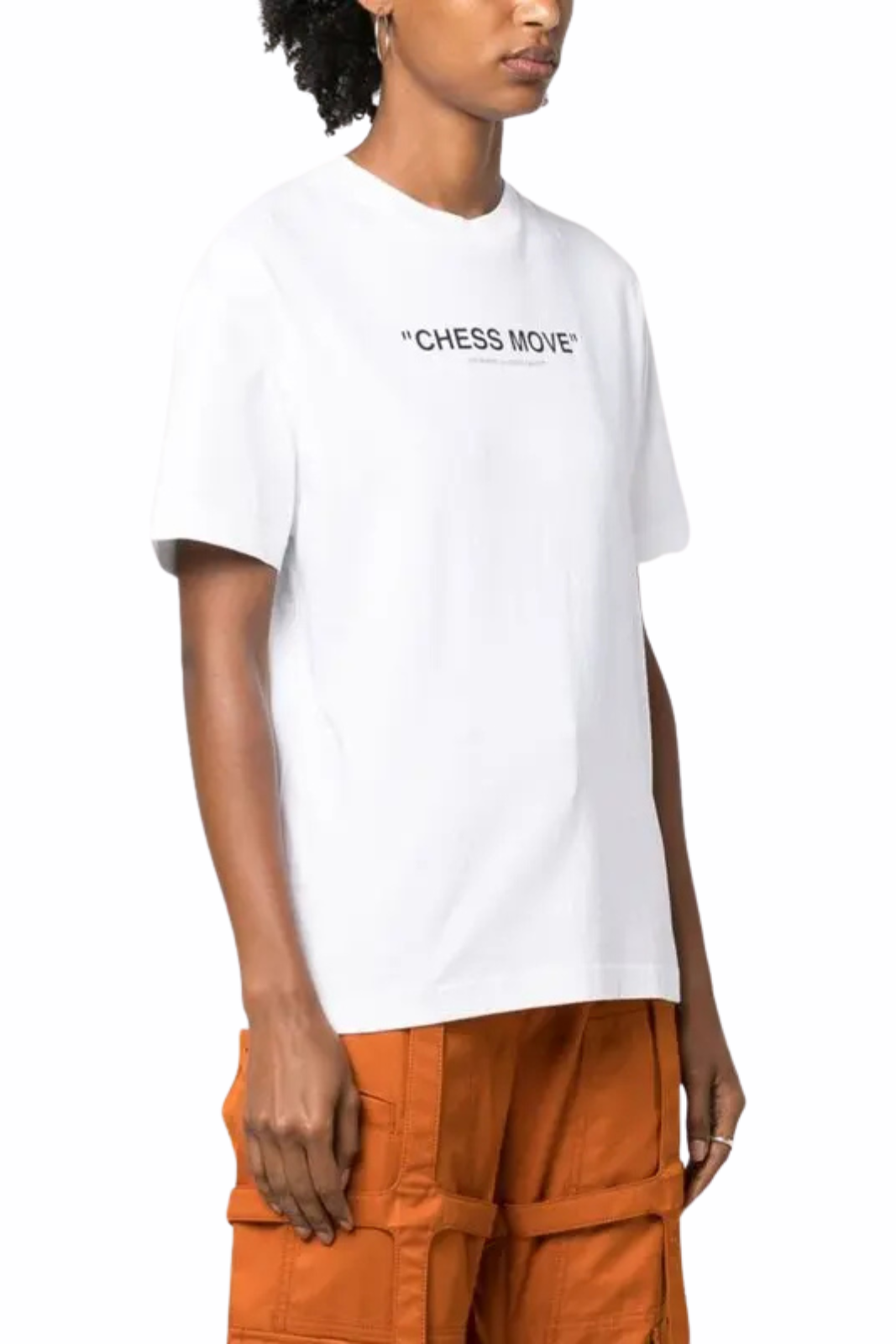 Off-White Chess Move Skate Women Tee White