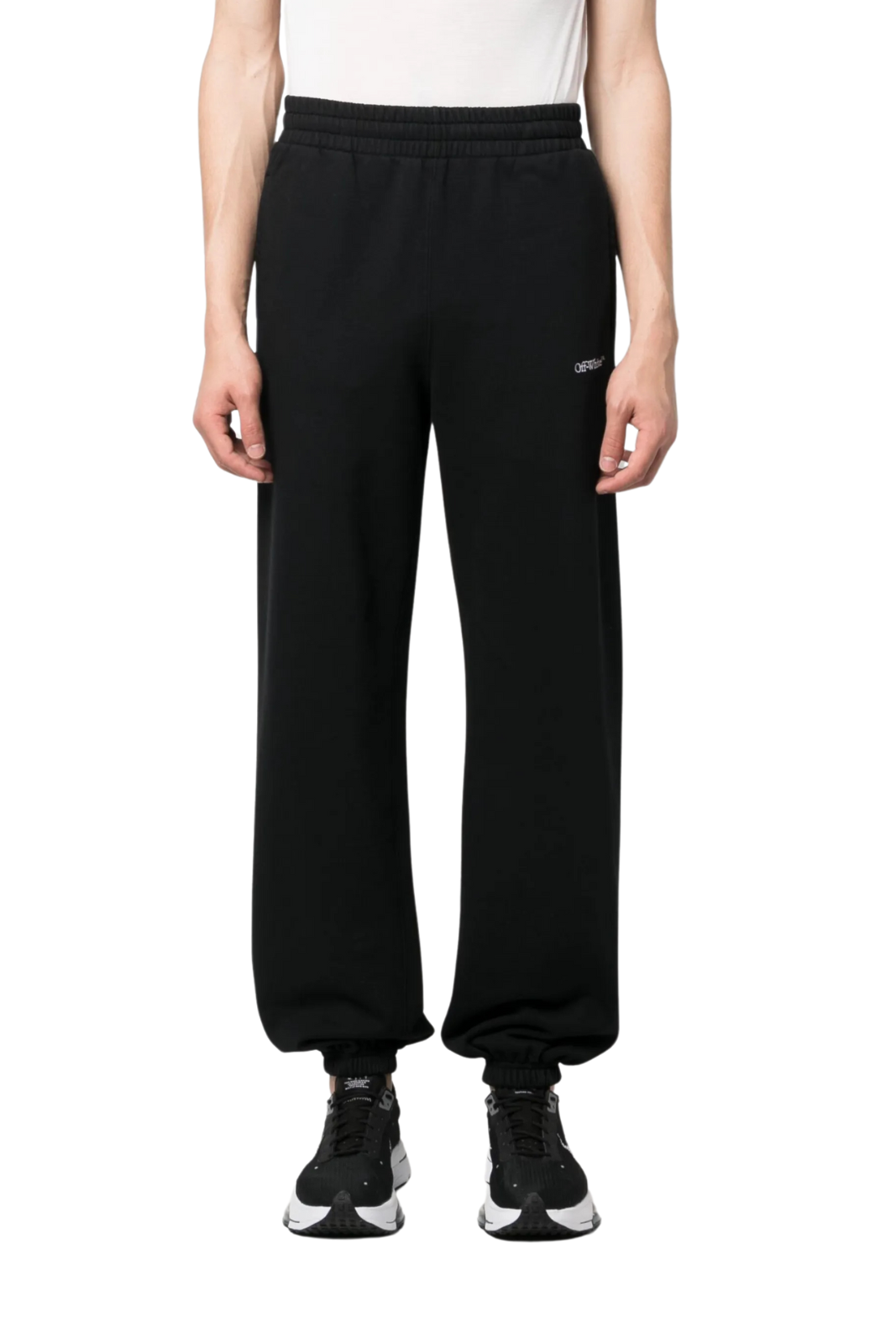 Off-White Diag-print track pants Black