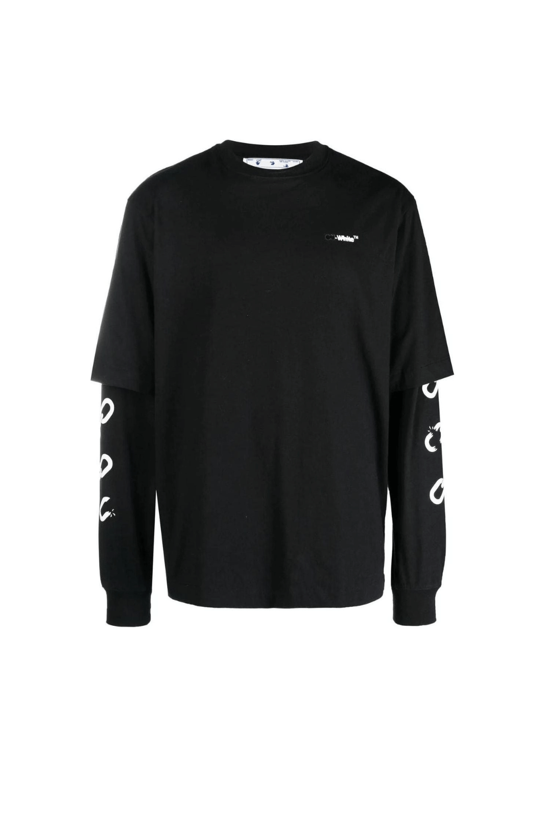 Черна тениска Off-White FW22 LogoT