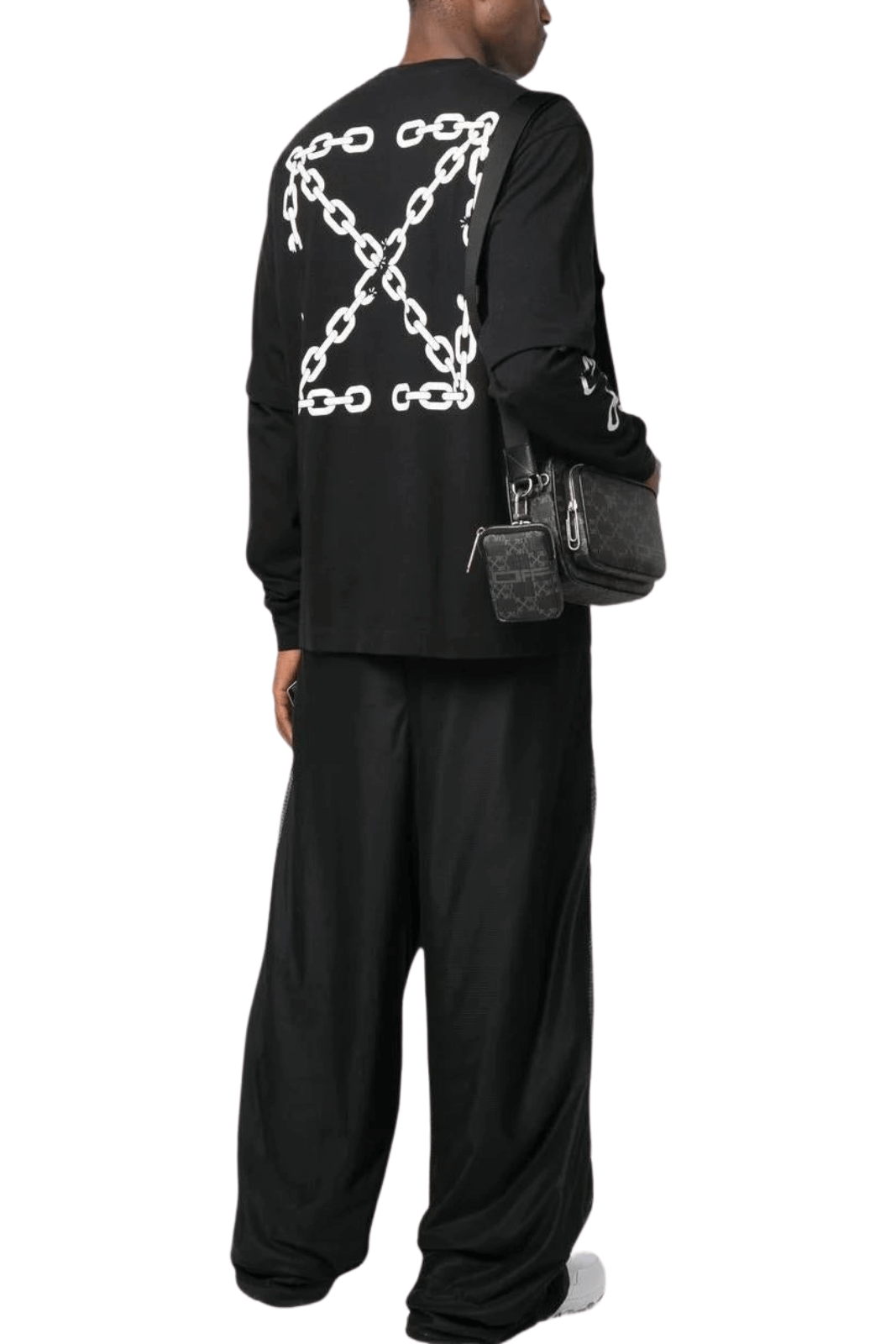 Черна тениска Off-White FW22 LogoT