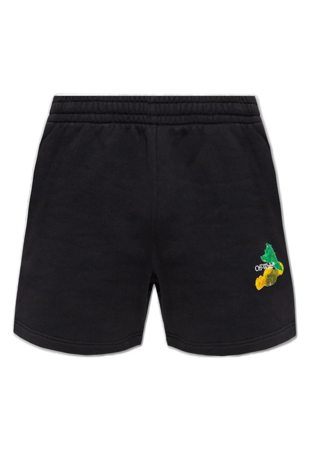 Шорти с висока талия и лого Off White