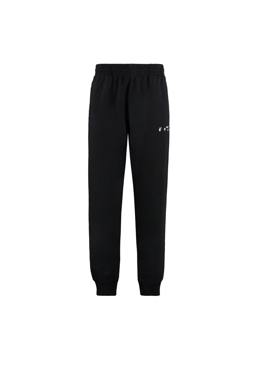 Спортен панталон Off-White с лого и принт черни