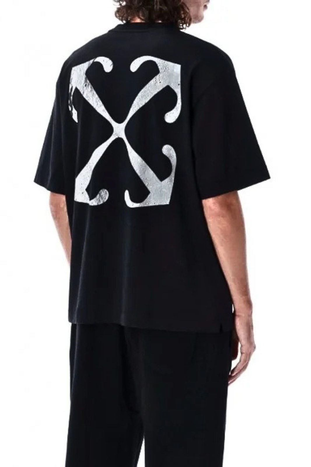 Off-White Lunar Arrow Skate Fit Black T-Shirt