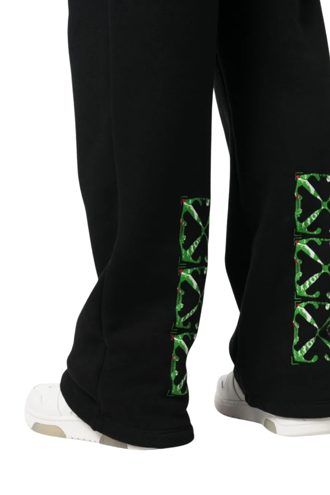 Off-White Moon Cam Arrow Sweat Pants Black Green