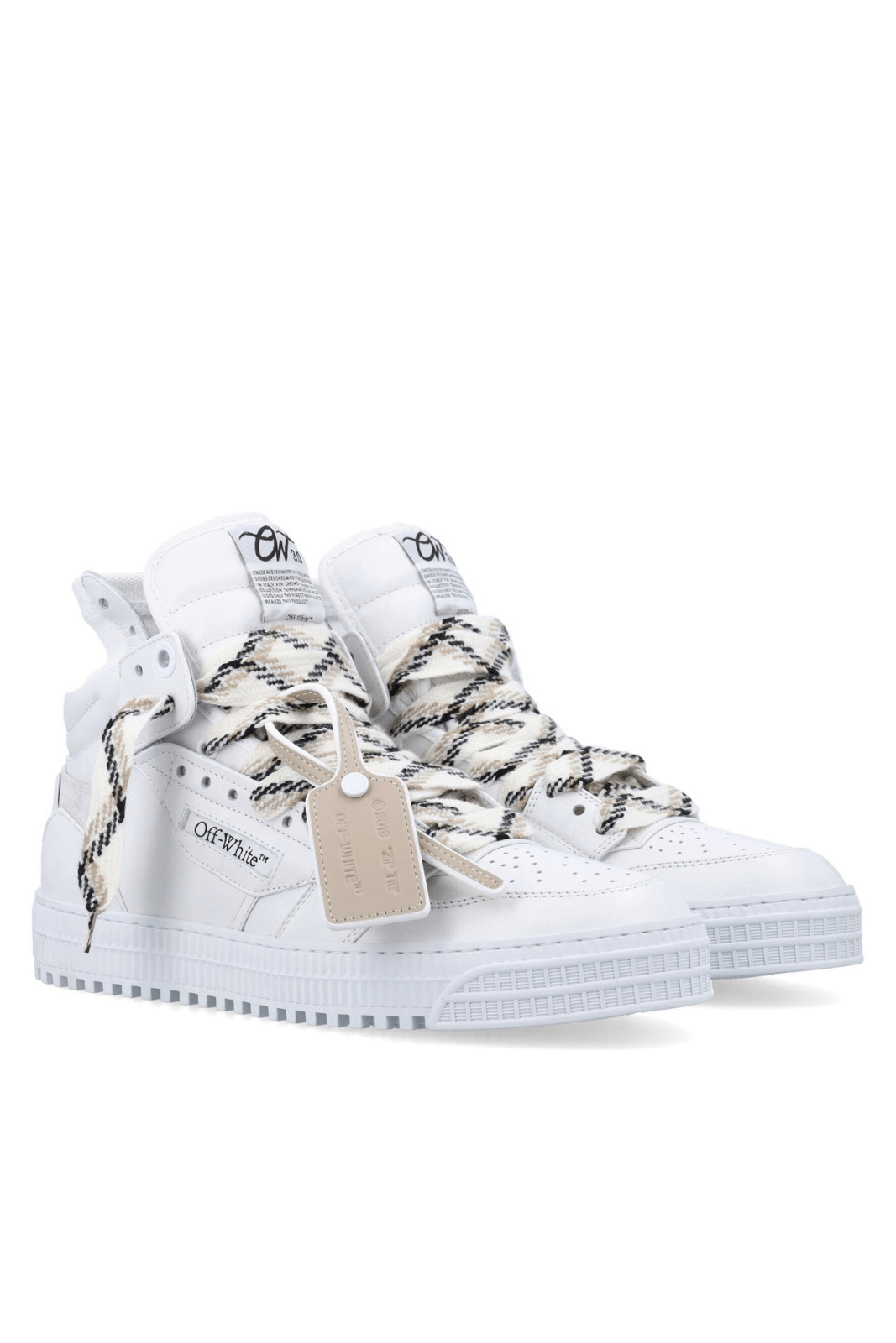 Маратонки Off-White 3.0 Off Court, бели, бежови