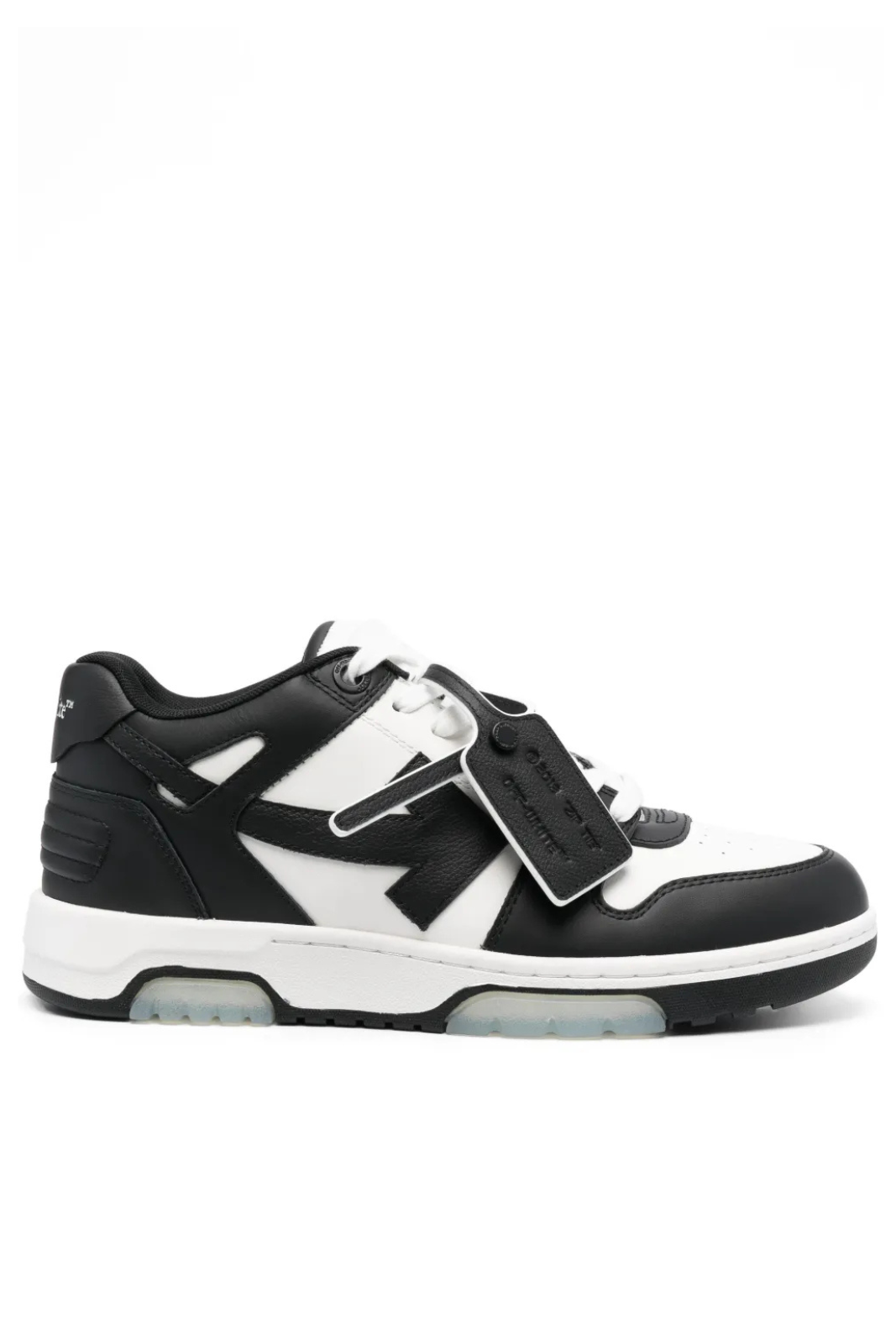 Off-White Out Of Office Black/White lace-up sneakers