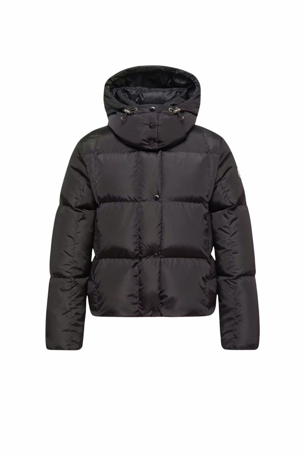 Пухено палто Moncler Torcon с меко лого