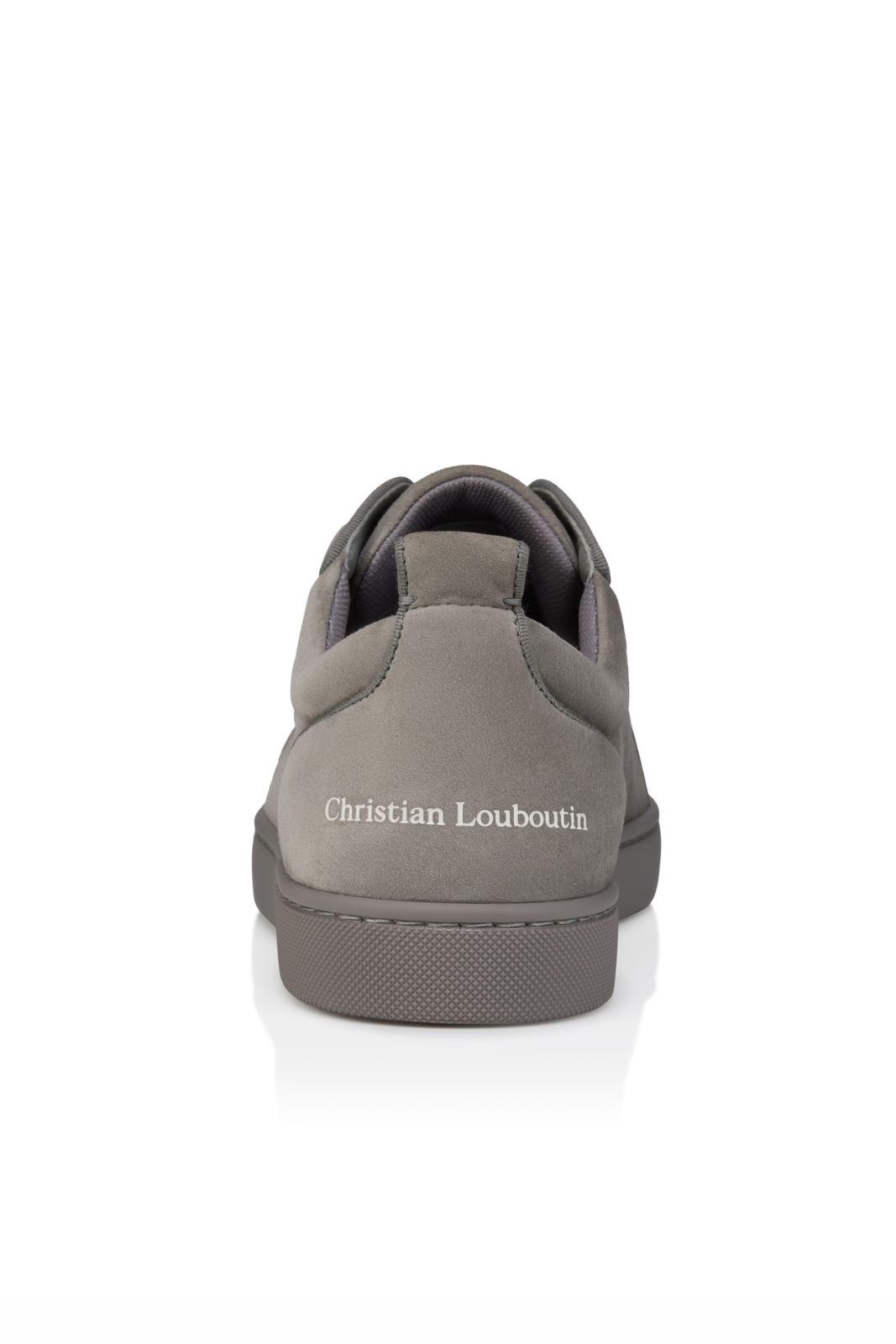 Christian Louboutin Louis Jr Canopy Sneakers Veau velours leather Phantom Grey