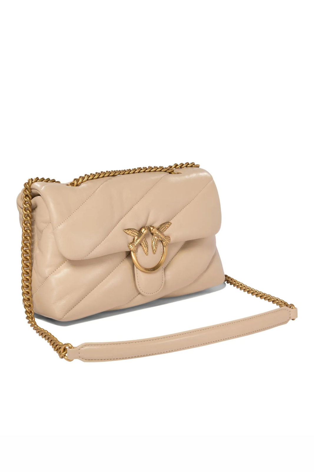 Чанта през рамо Pinko Love Lady Puff Classic, черна