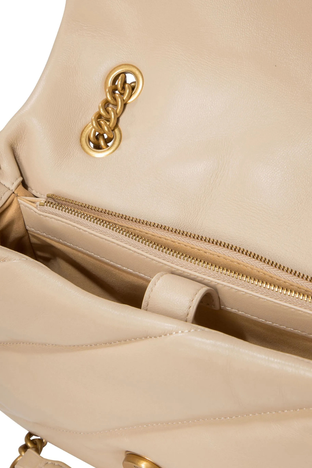 Pinko Love Birds shoulder bag Beige