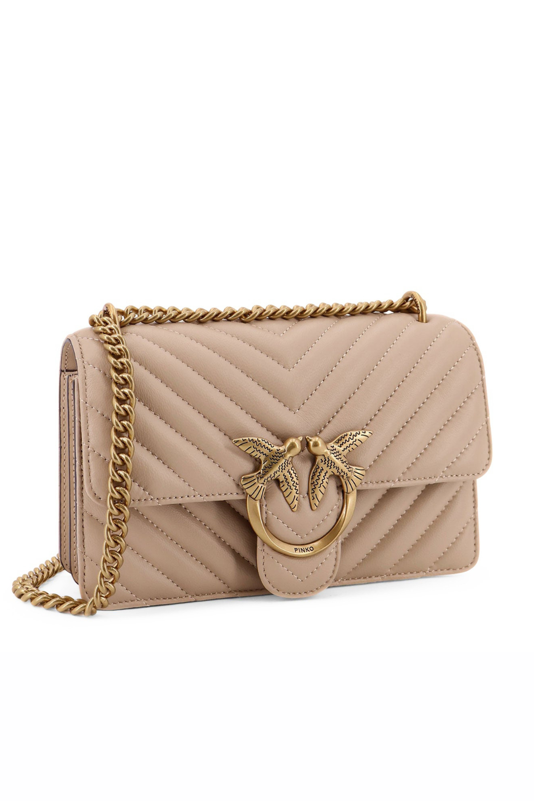 Чанта през рамо Pinko Love Lady Puff Classic, черна