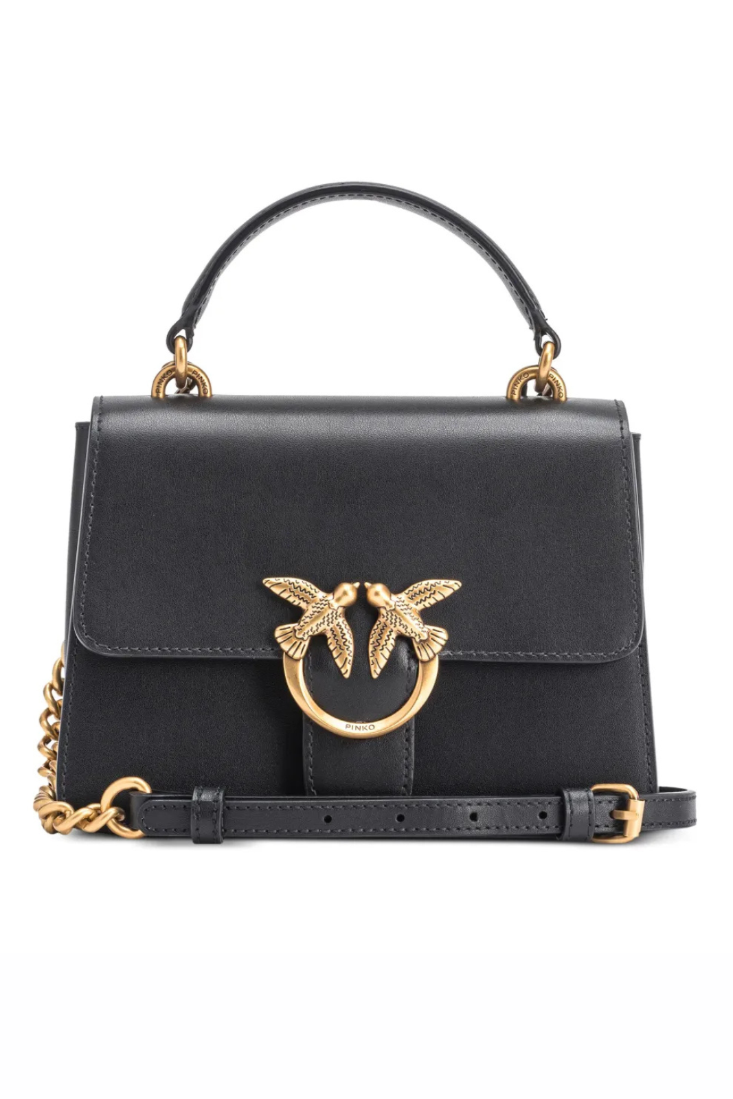 Чанта през рамо Pinko Love Lady Puff Classic, черна