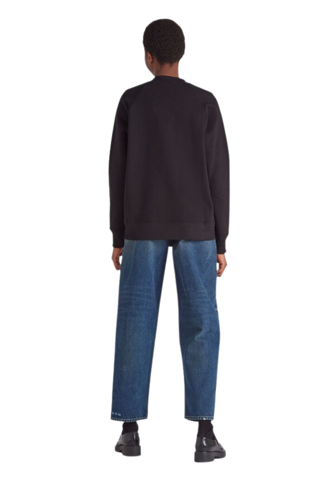 Prada Logo-Print Cotton Sweatshirt Unisex